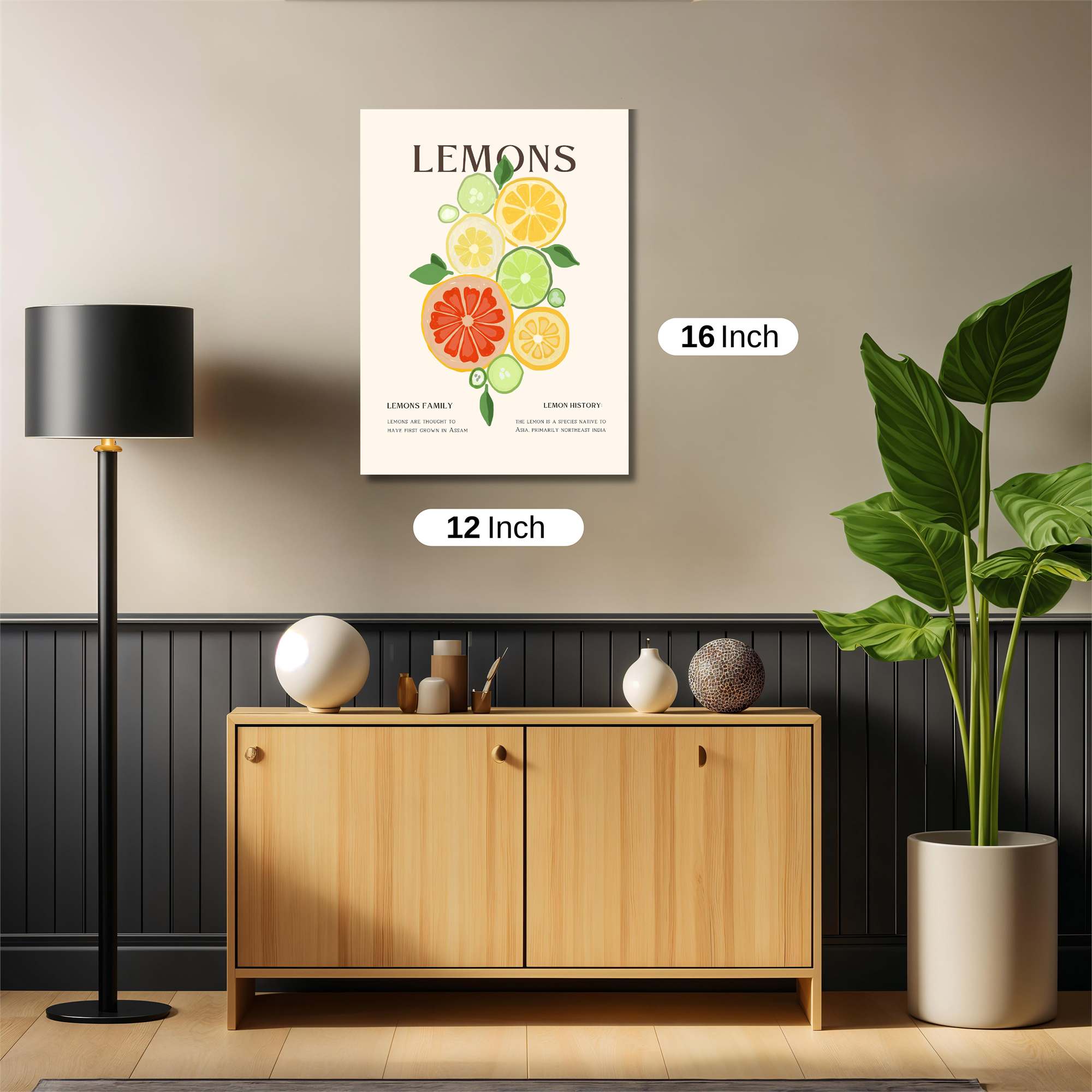 Citrus Symphony Safe Wall Magnetic / M