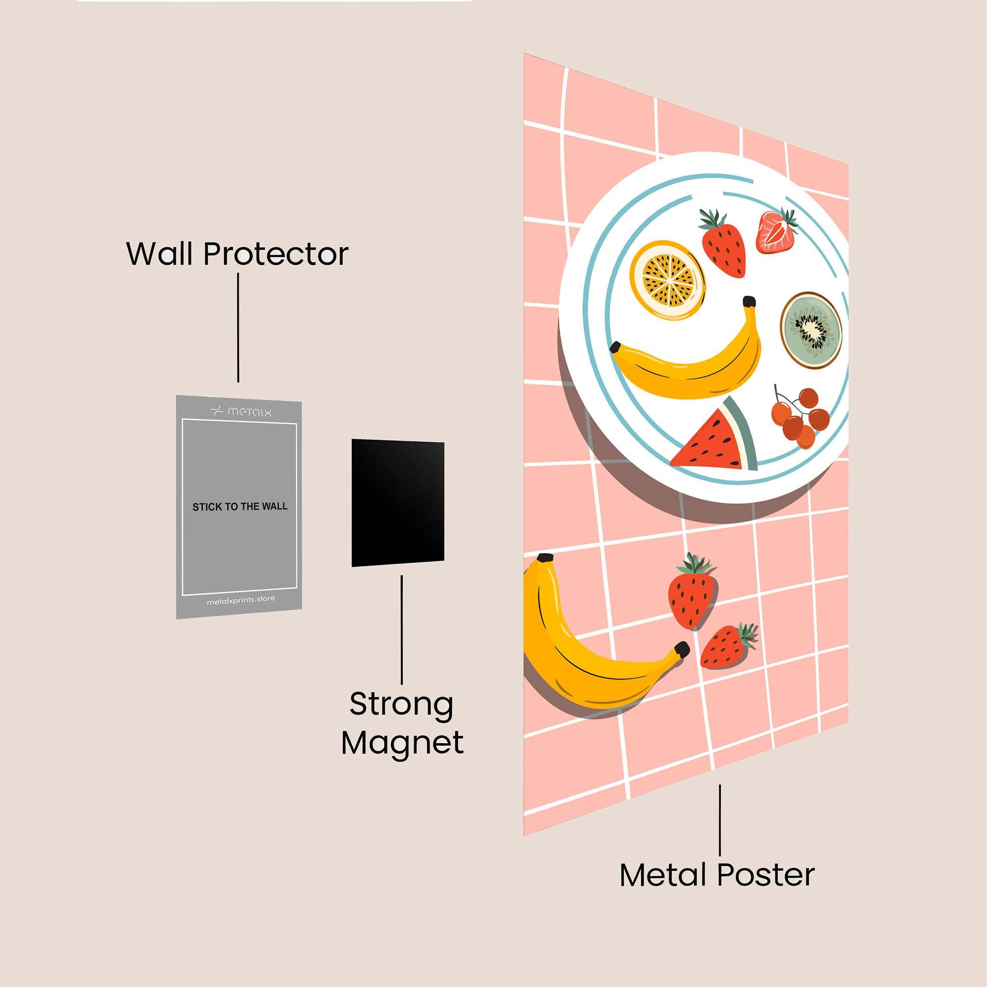 Fruitful Joy Safe Wall Magnetic / M