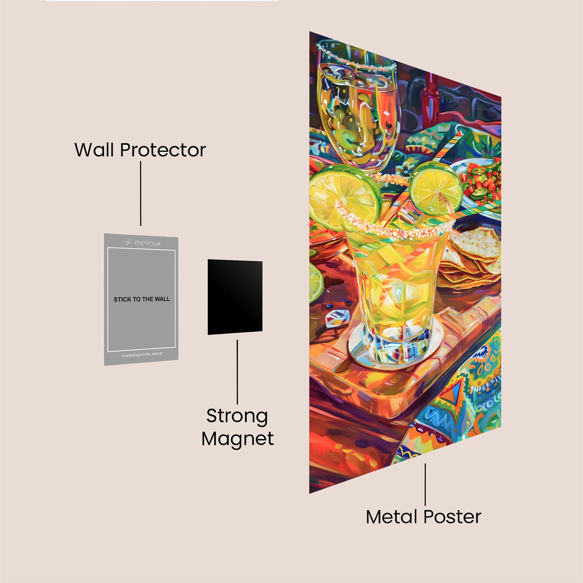 Margarita Bliss Safe Wall Magnetic / M