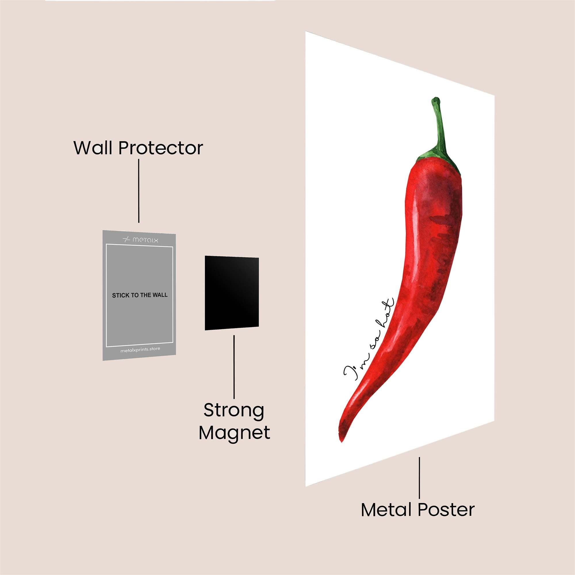 Chili Zest Safe Wall Magnetic / M