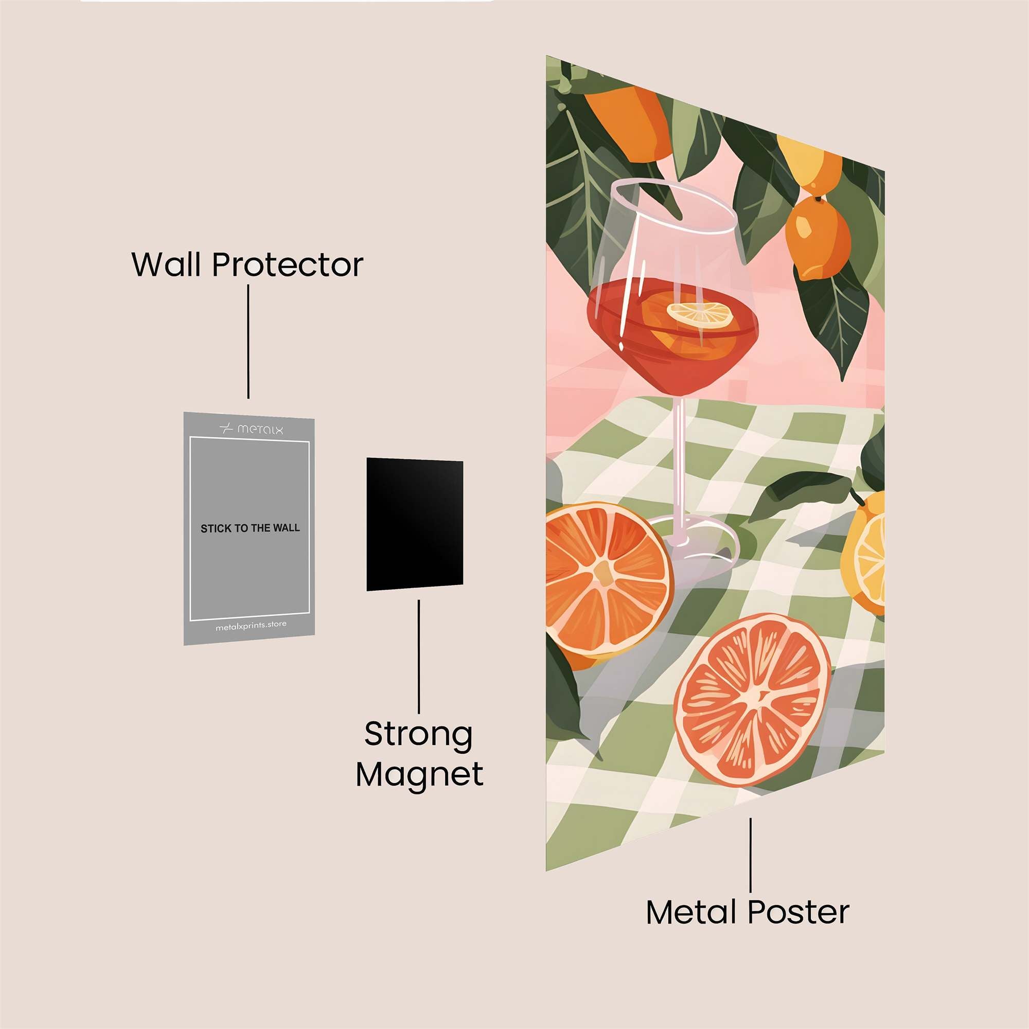 Citrus Serenity Safe Wall Magnetic / M