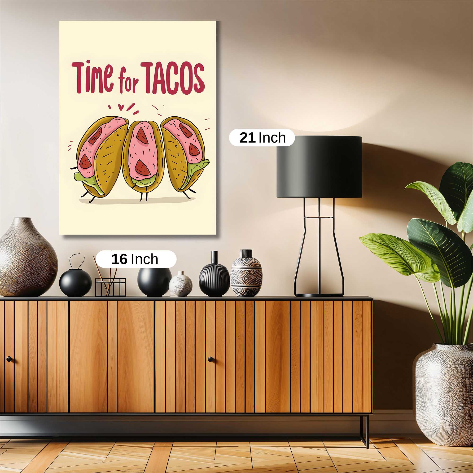 Tacos Fiesta Safe Wall Magnetic / M