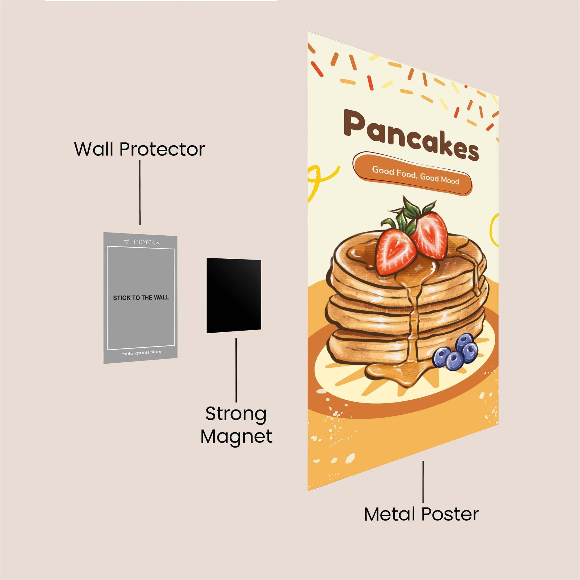 PancakeJoy Safe Wall Magnetic / M