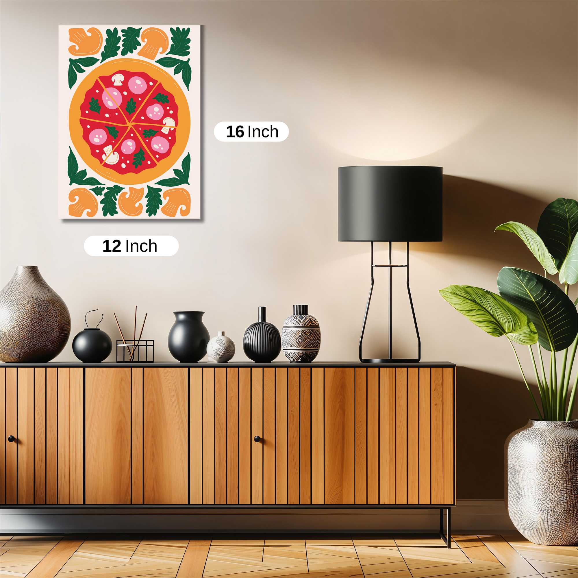 Pizza Party Safe Wall Magnetic / M