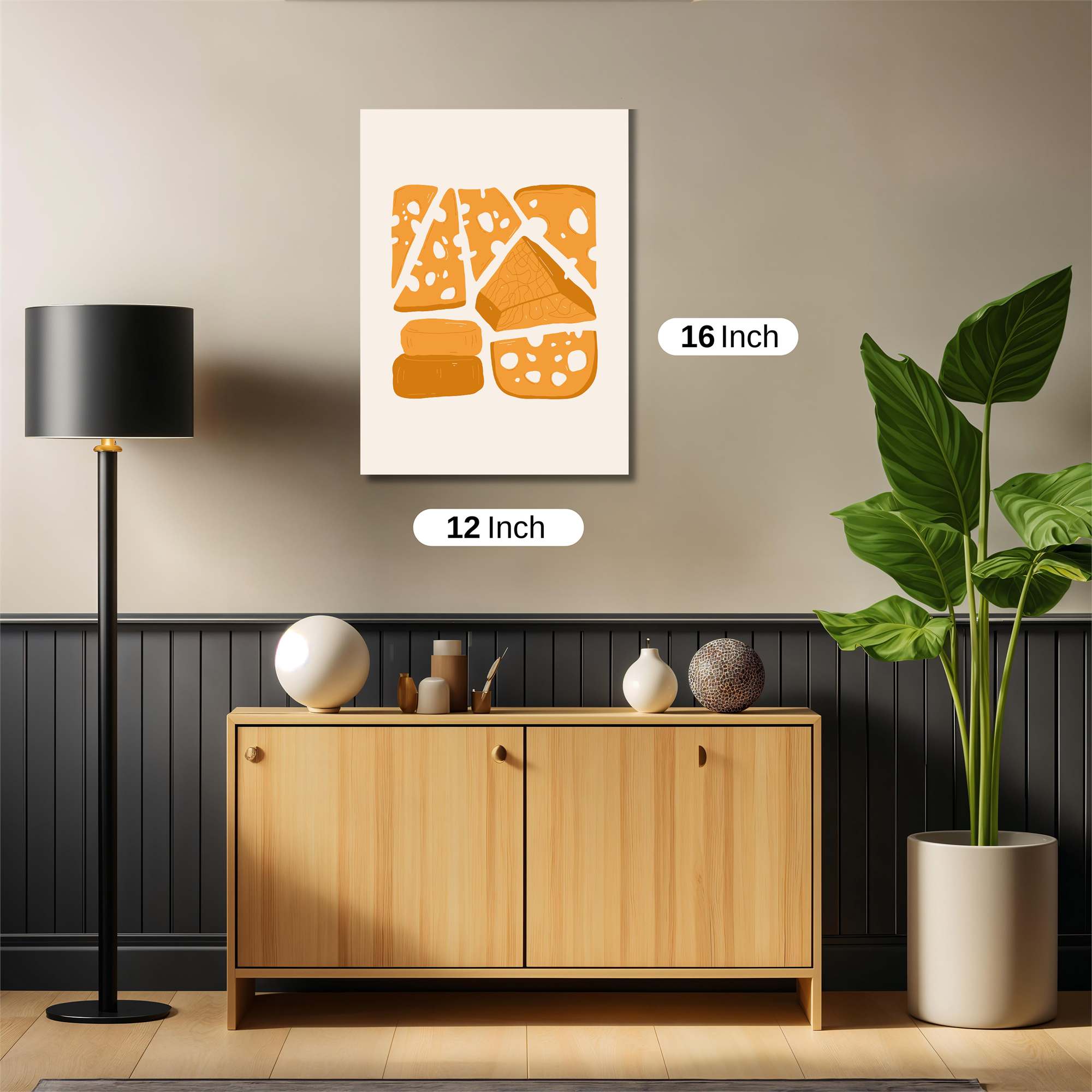 Cheese Harmony Safe Wall Magnetic / M