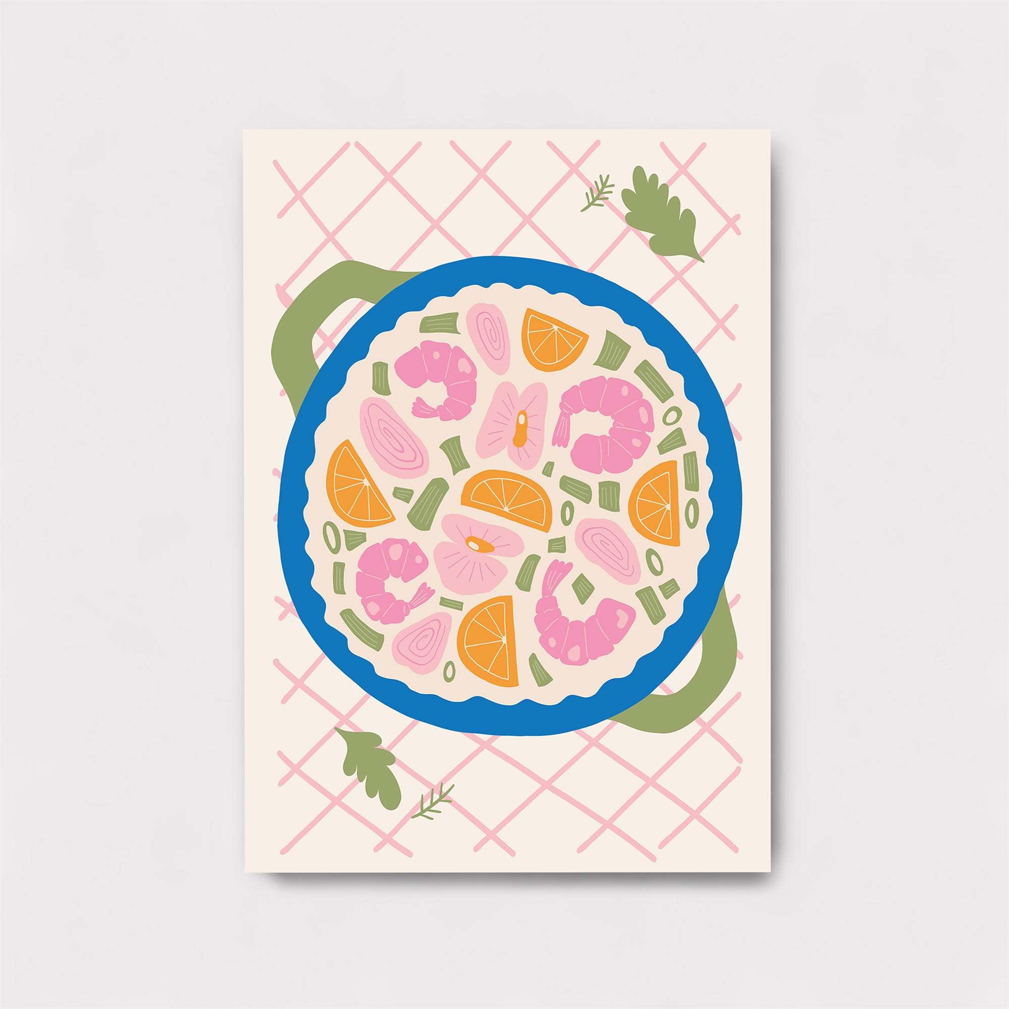 Shrimp Fiesta Safe Wall Magnetic / M
