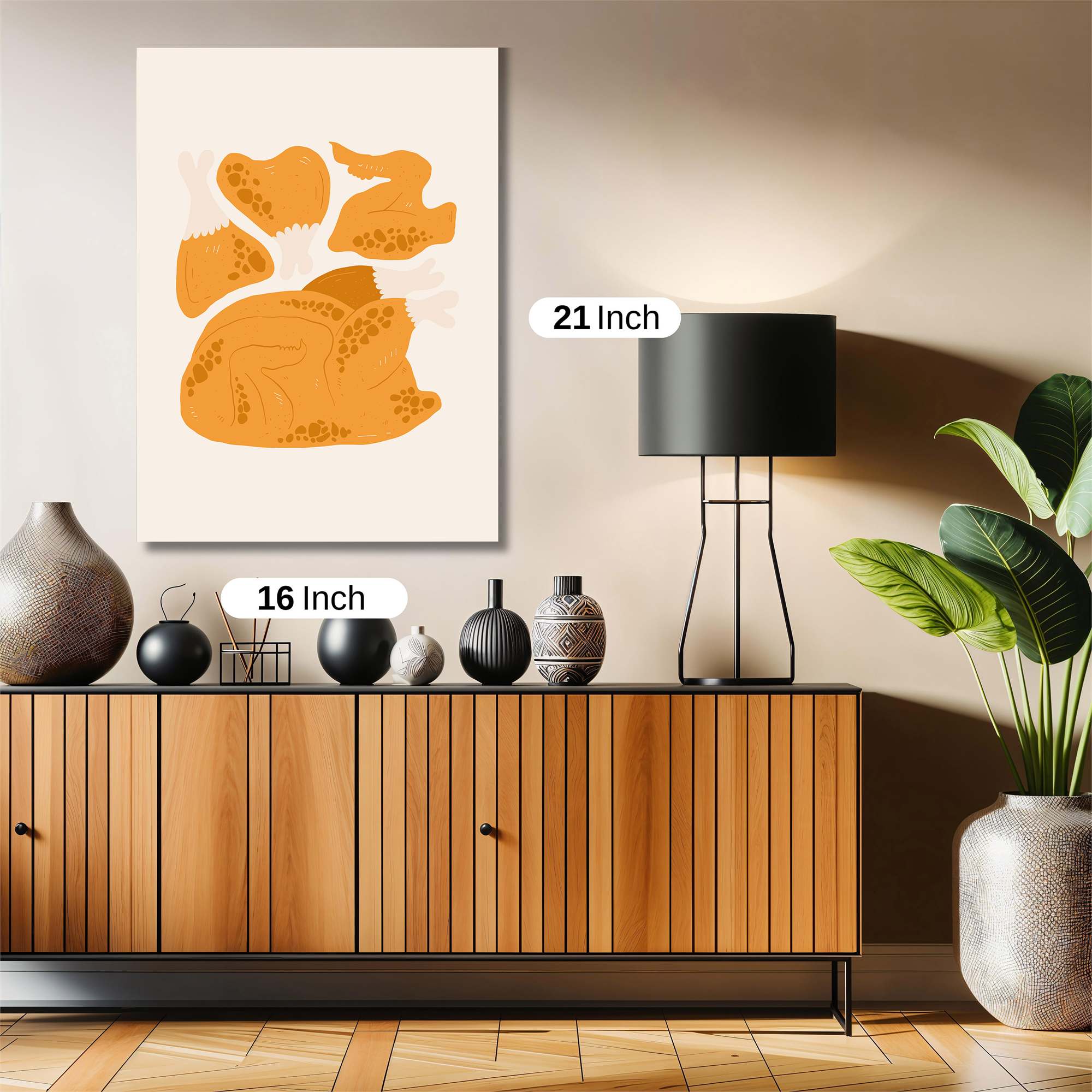 Turkey Feast Safe Wall Magnetic / M
