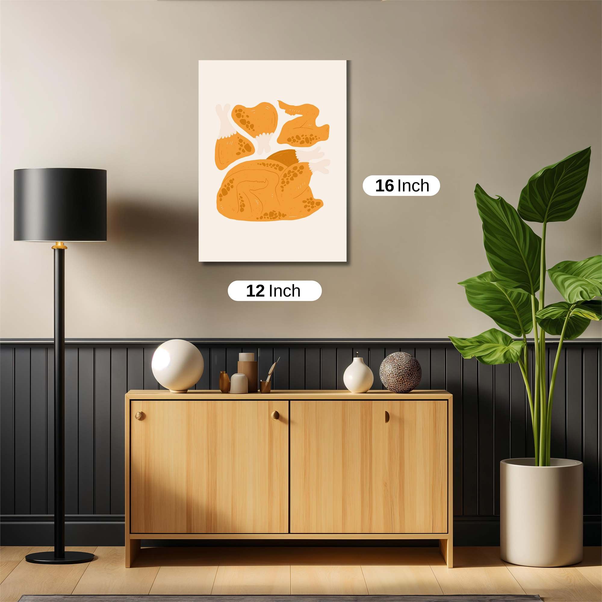 Turkey Feast Safe Wall Magnetic / M