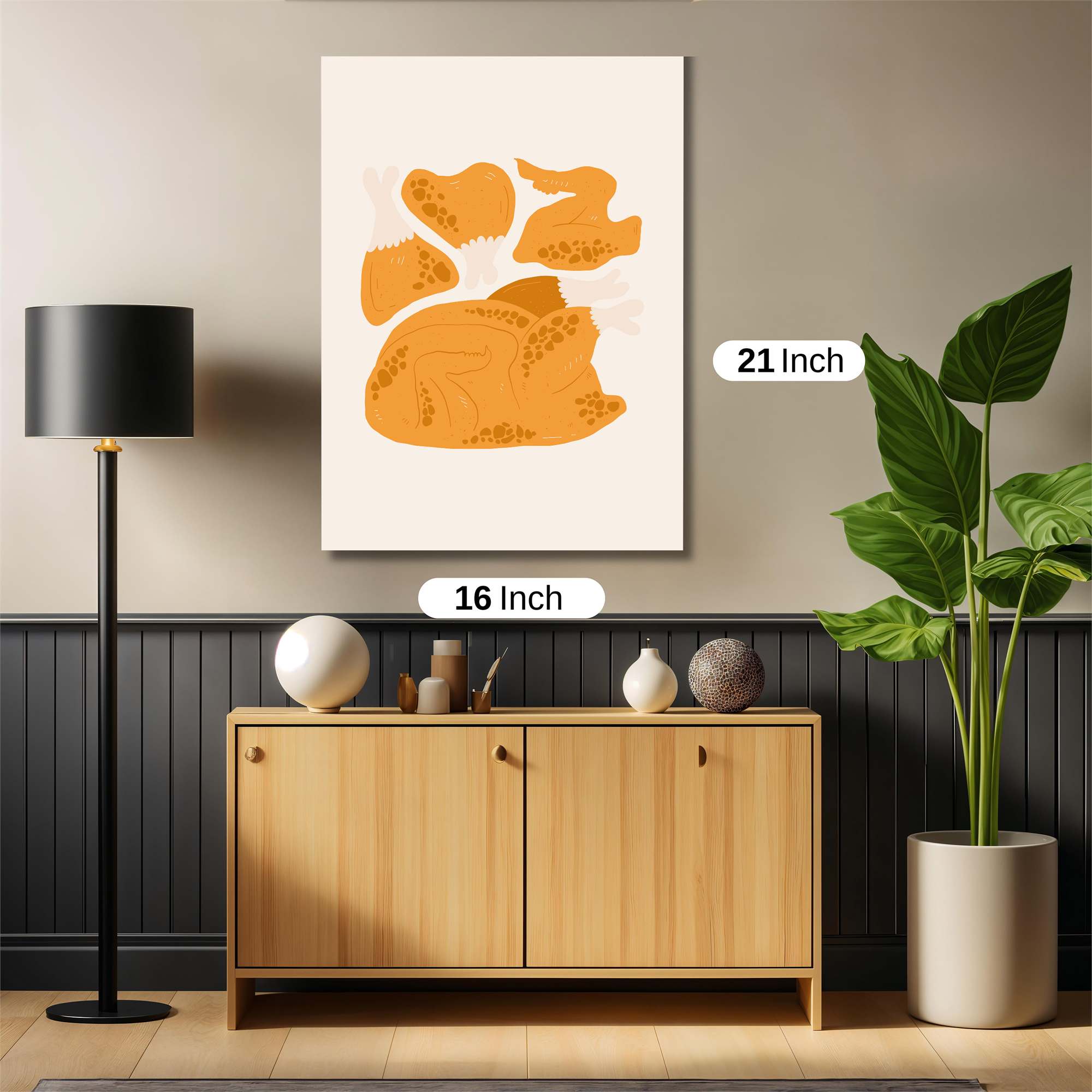 Turkey Feast Safe Wall Magnetic / M