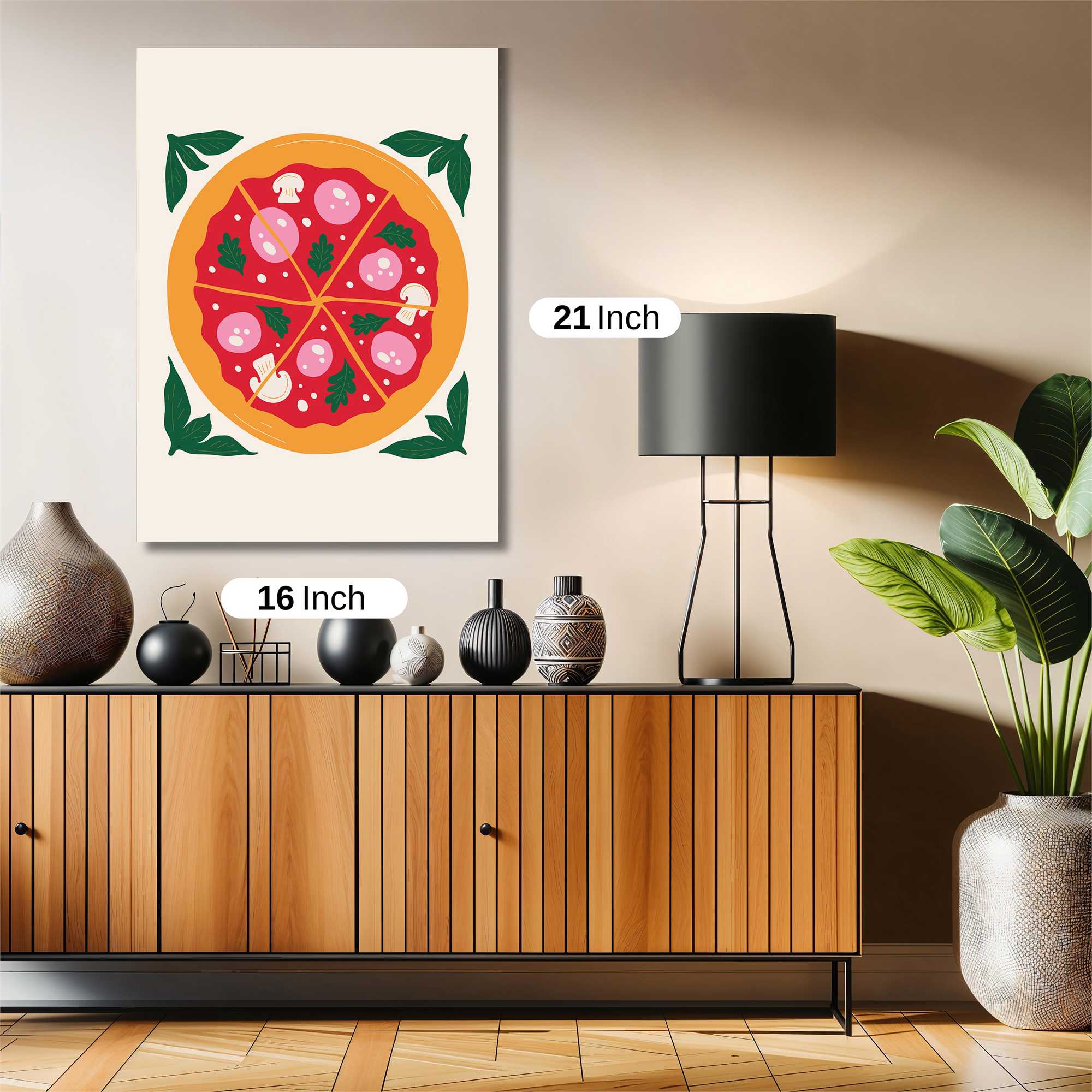 Pizza Party Safe Wall Magnetic / M