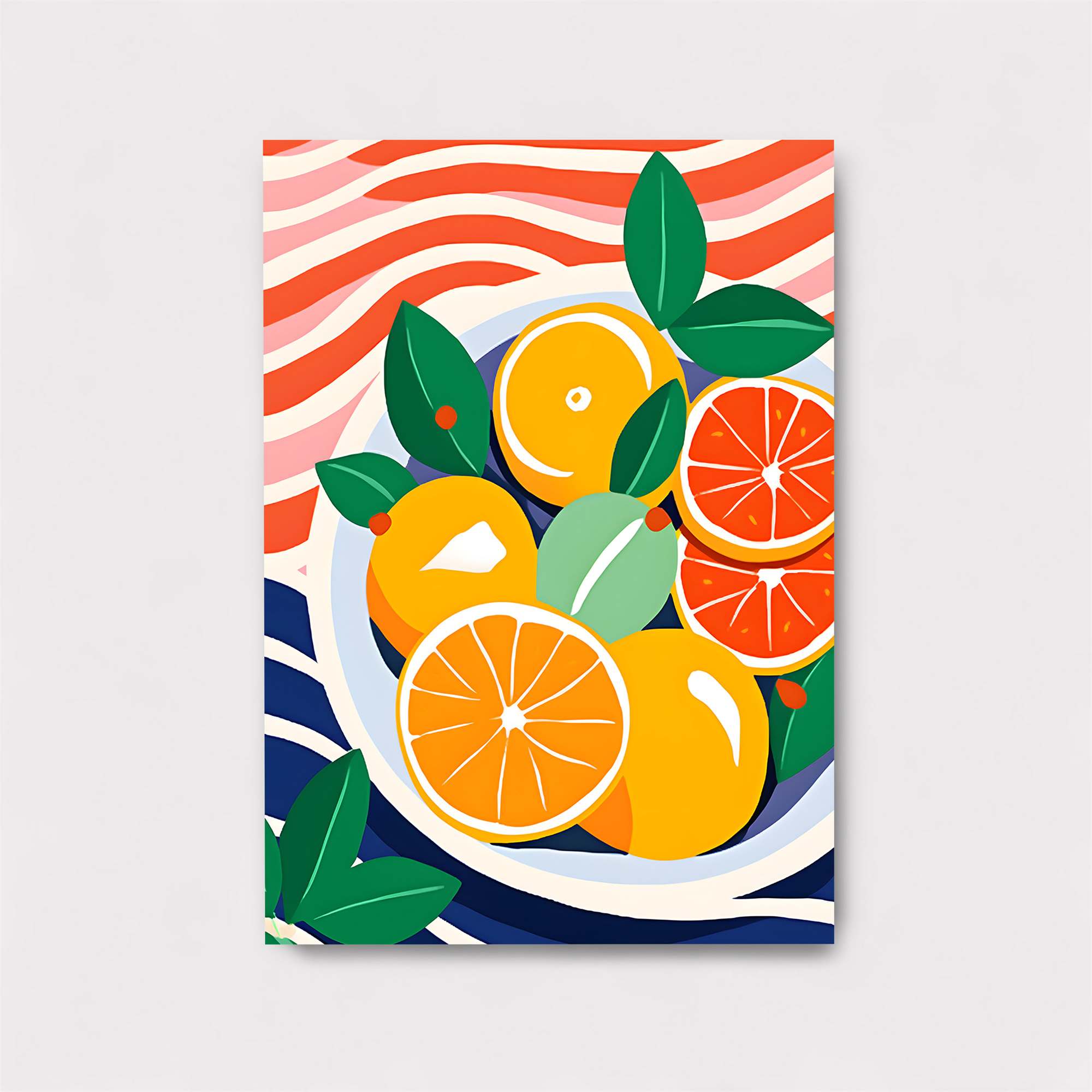 Oranges Vibrant Safe Wall Magnetic / M