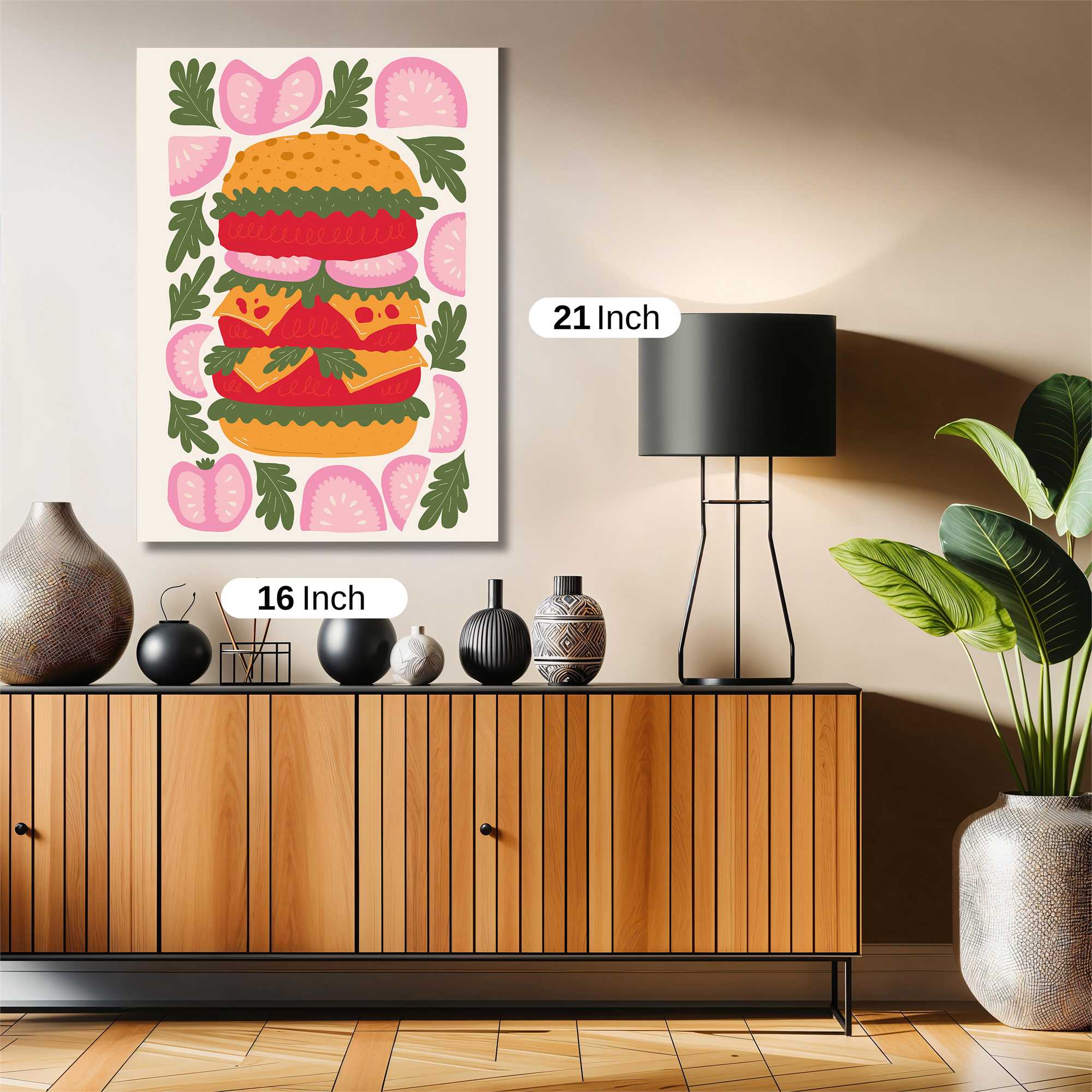 Burger Bliss Safe Wall Magnetic / M