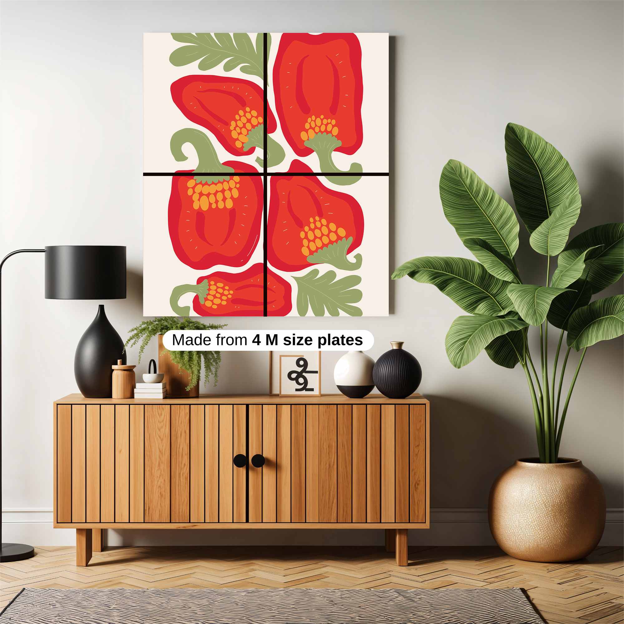 Pepper Parade Safe Wall Magnetic / M