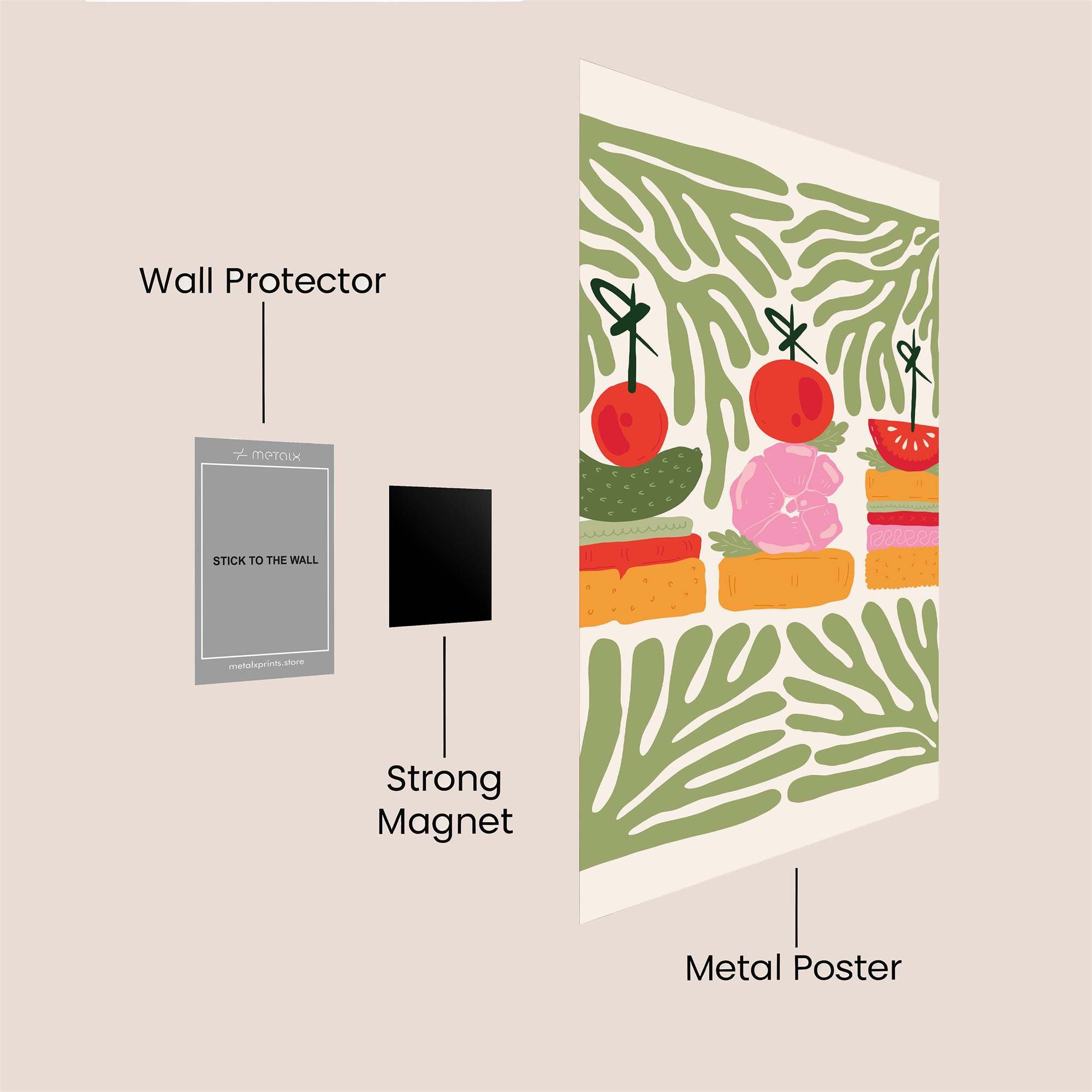 Canape Carnival Safe Wall Magnetic / M