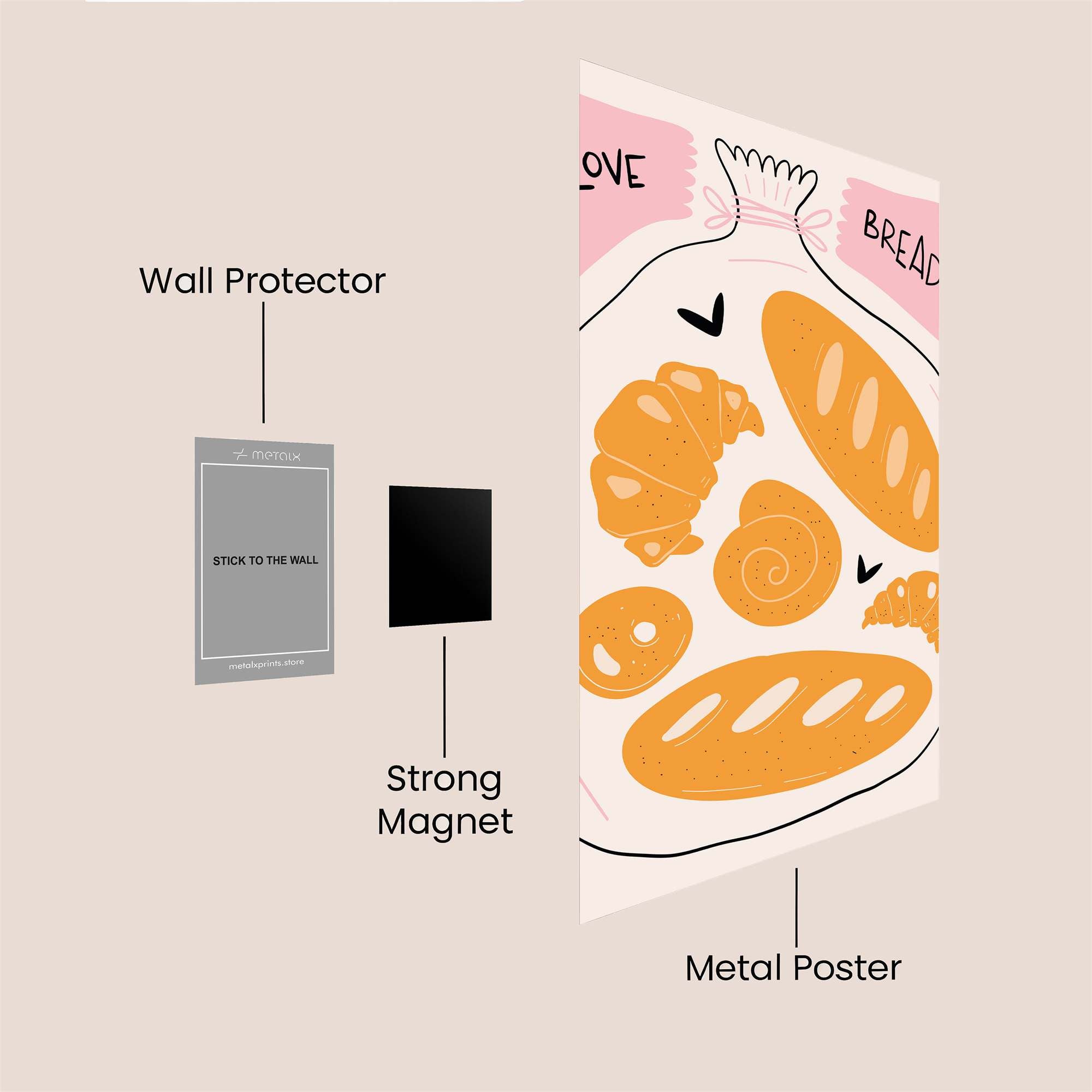 Bakery Bliss Safe Wall Magnetic / M