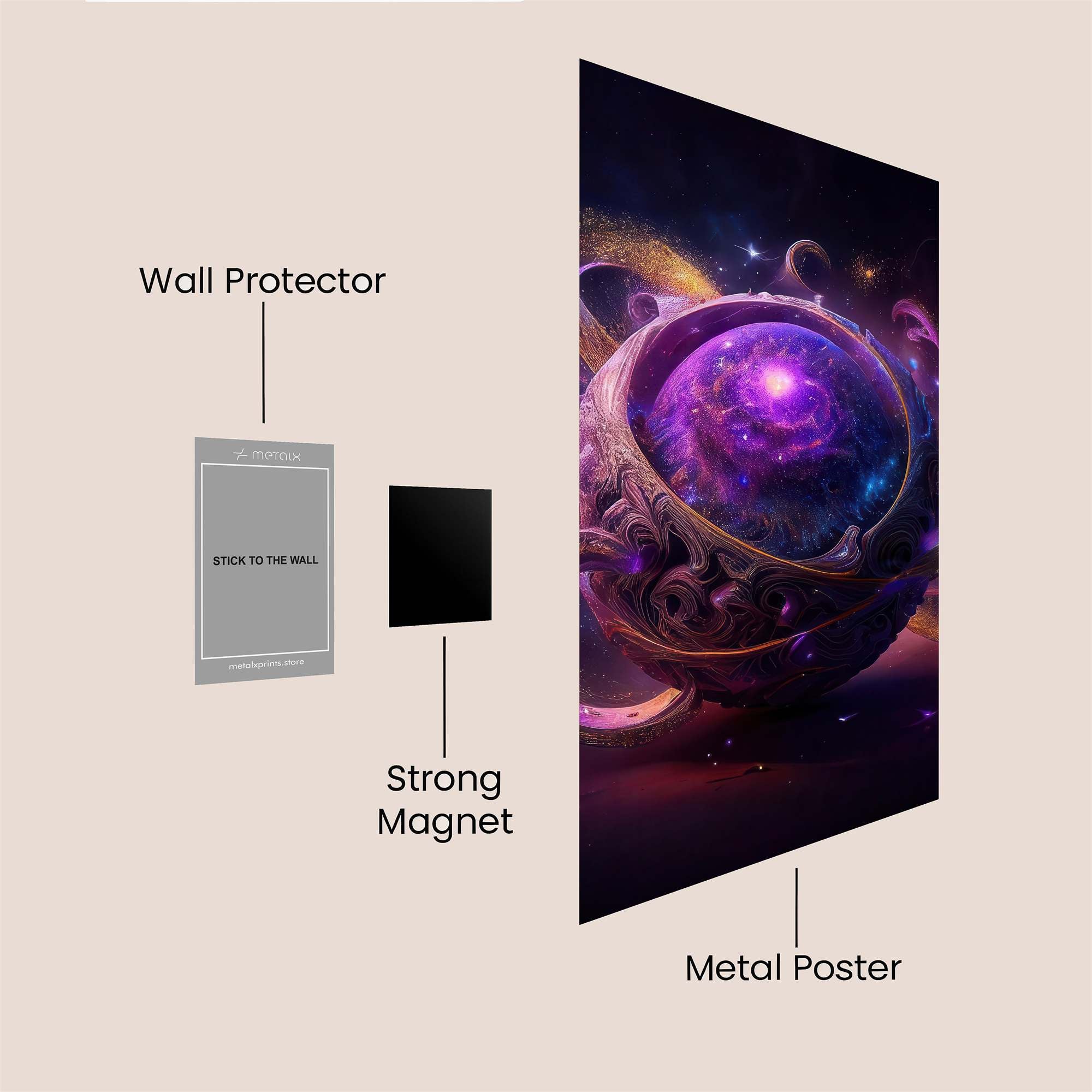 Cosmic Rapture Safe Wall Magnetic / M