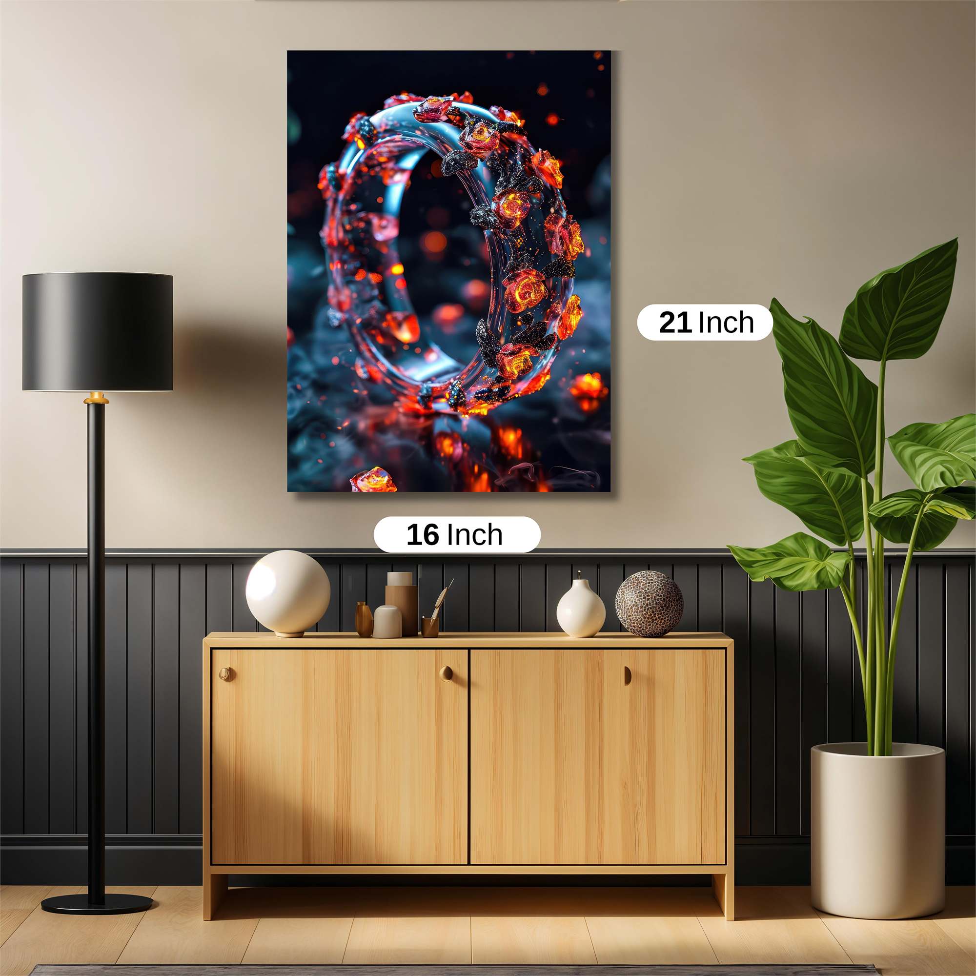 FlameRing Safe Wall Magnetic / M