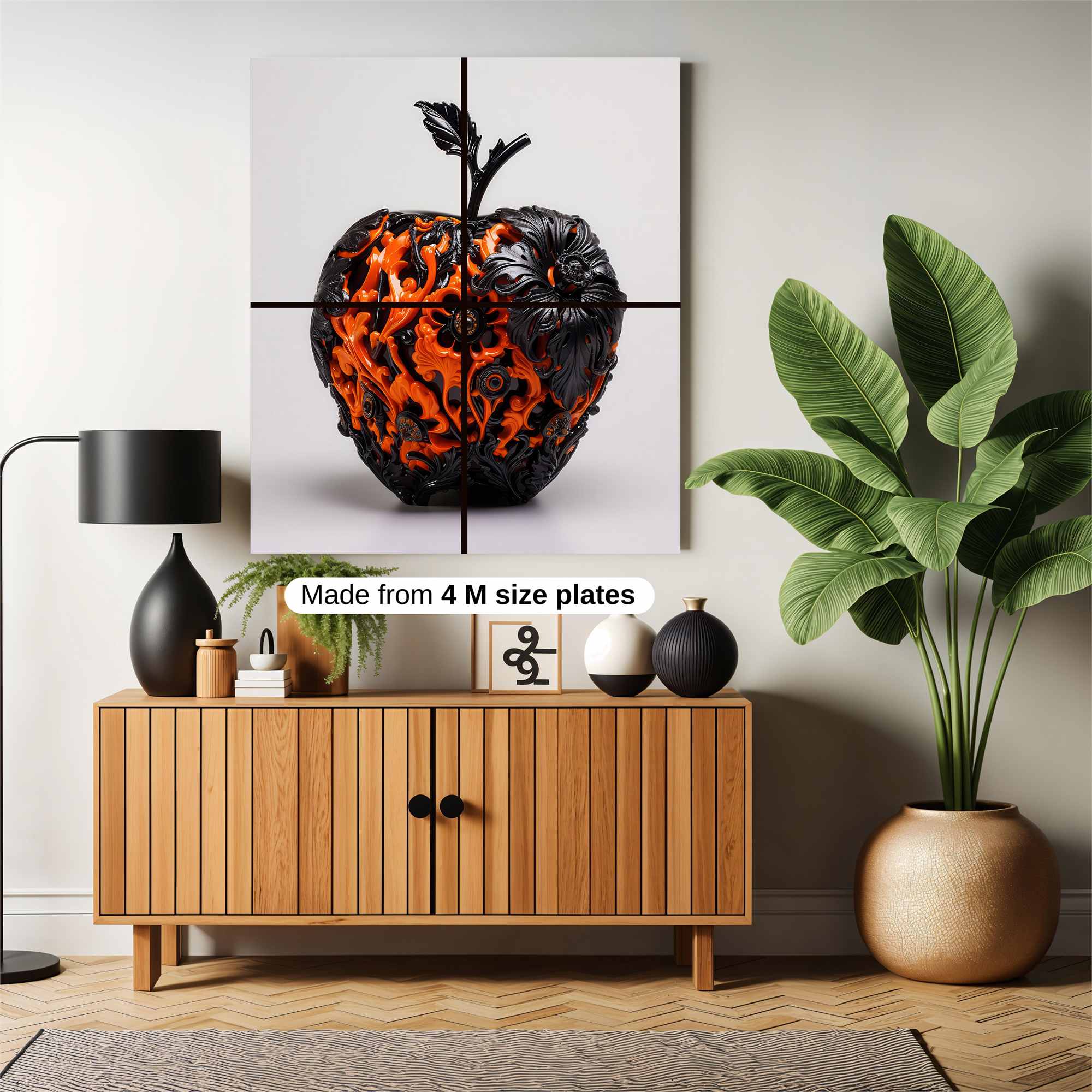 Gothic Bloom Safe Wall Magnetic / M