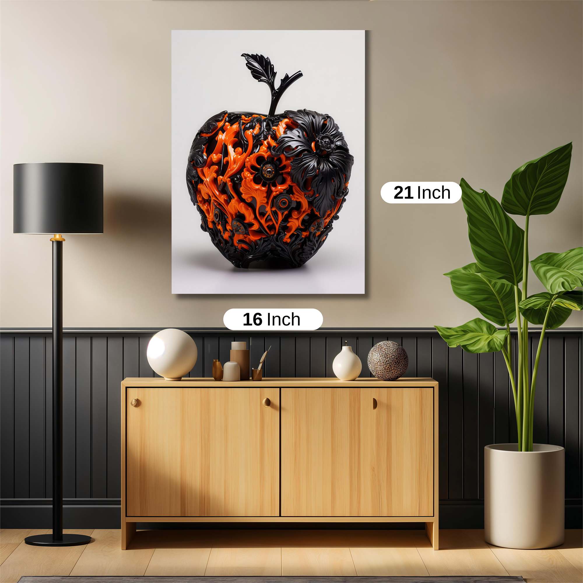 Gothic Bloom Safe Wall Magnetic / M