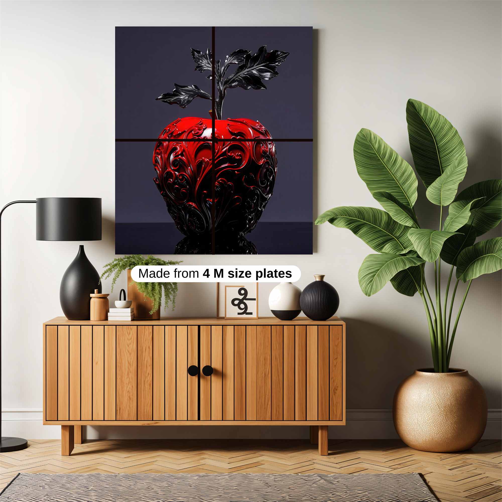 Gothic Apple Safe Wall Magnetic / M