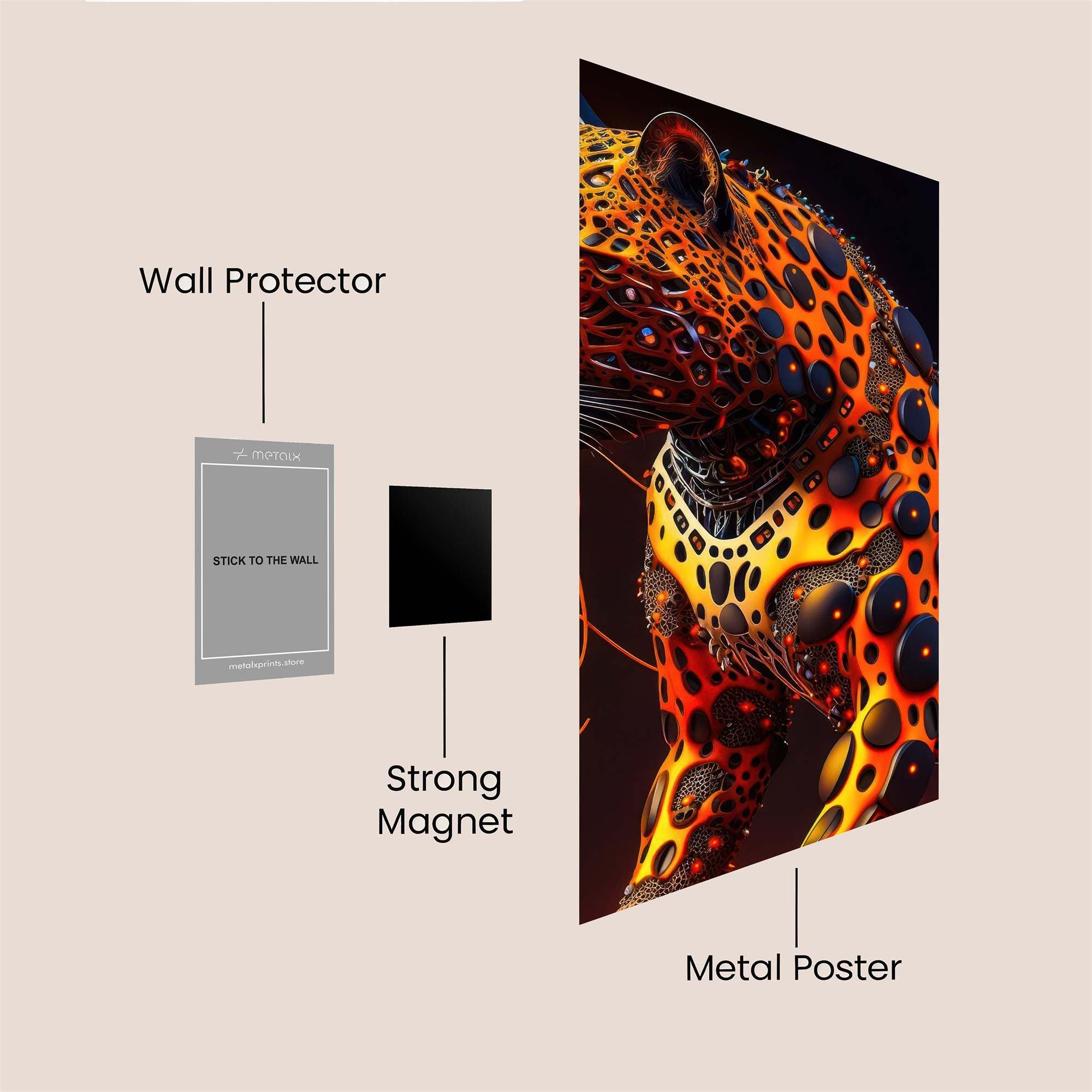 Jaguar Blaze Safe Wall Magnetic / M