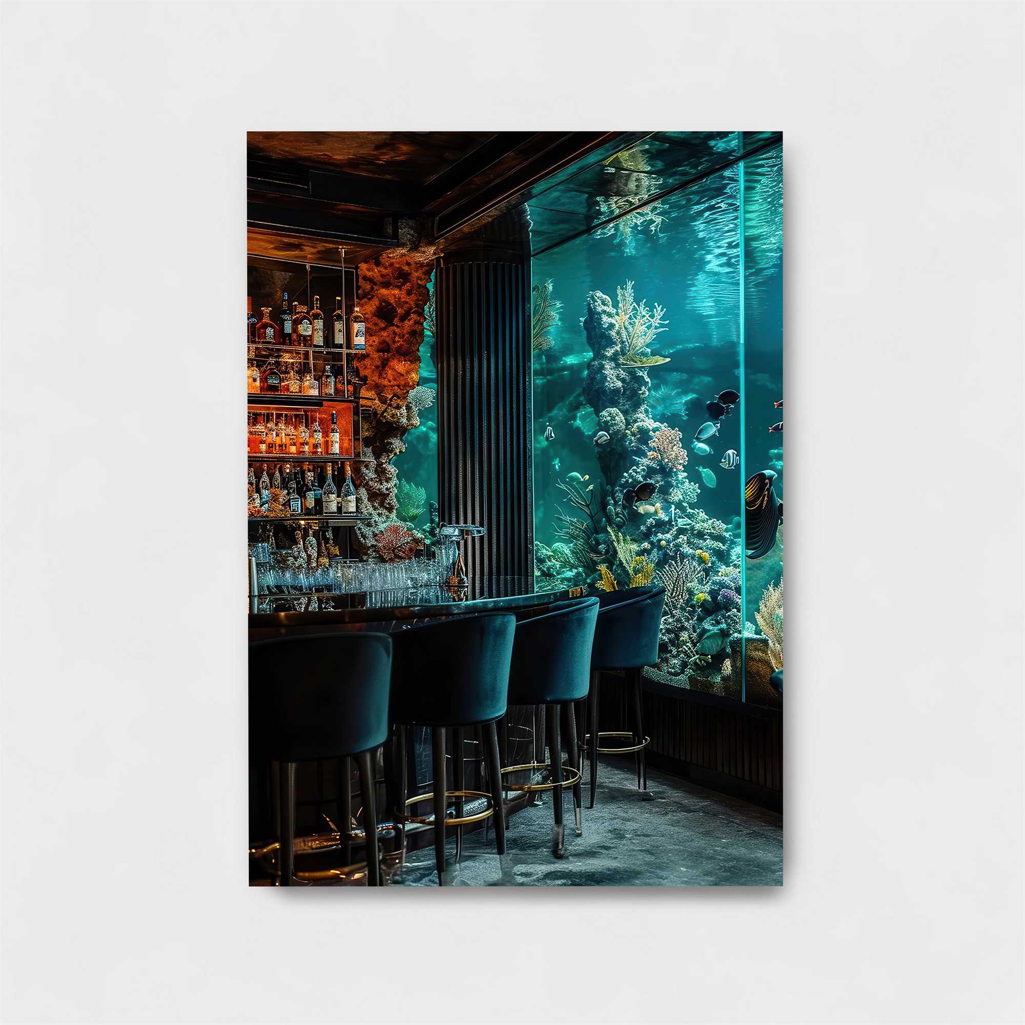 Aquatic Elegance Safe Wall Magnetic / M