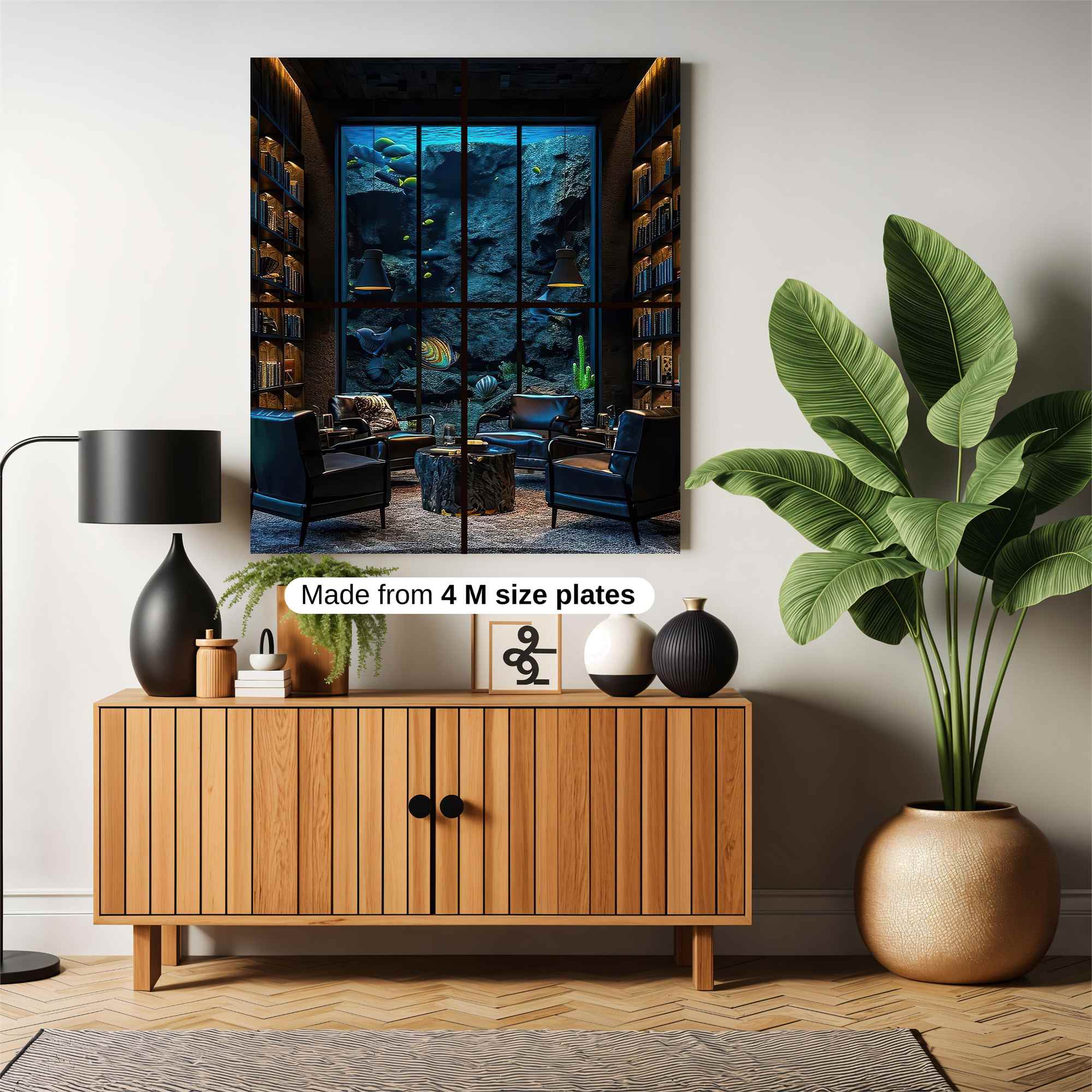 Aquatic Tranquility Safe Wall Magnetic / M