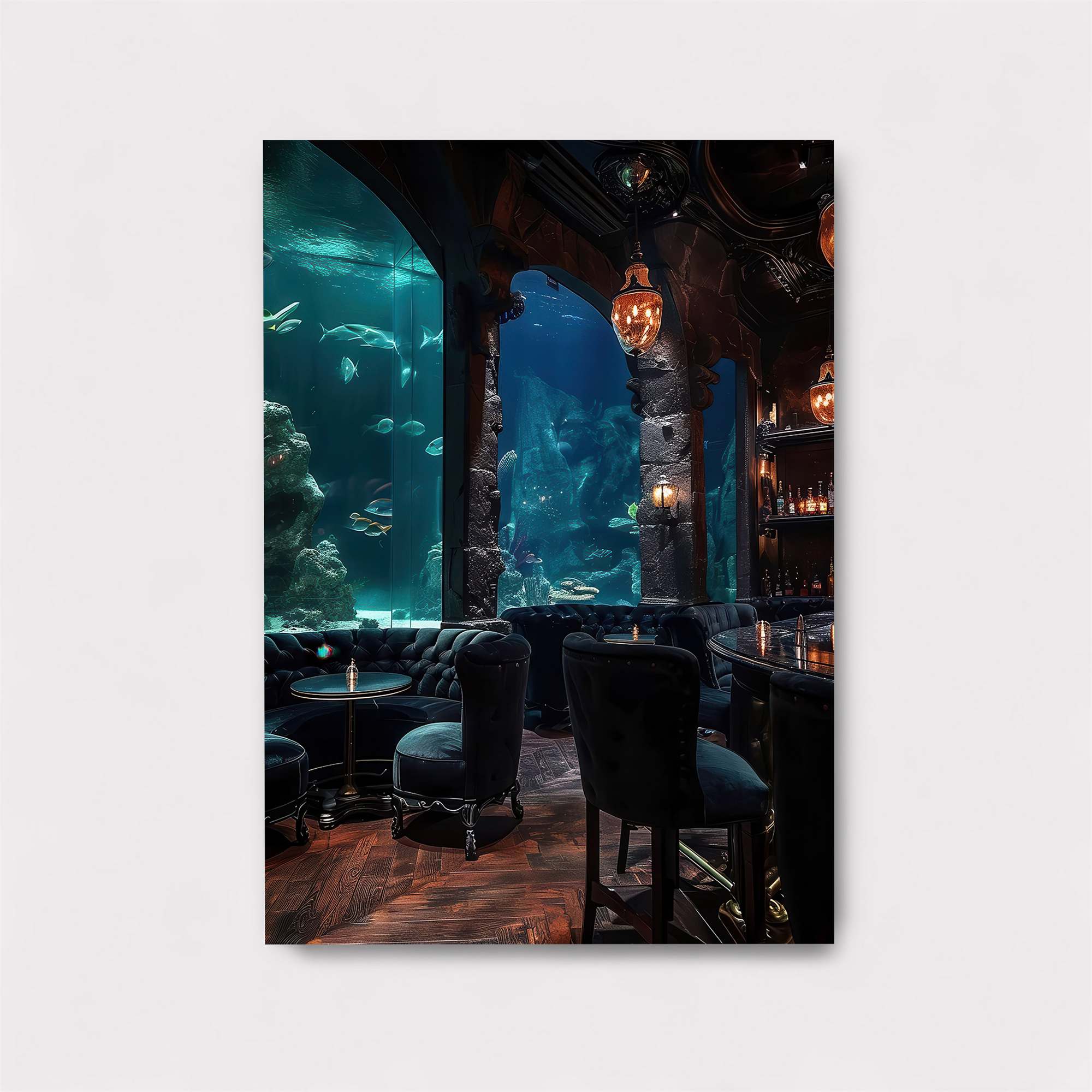 Aquatic Elegance Safe Wall Magnetic / M