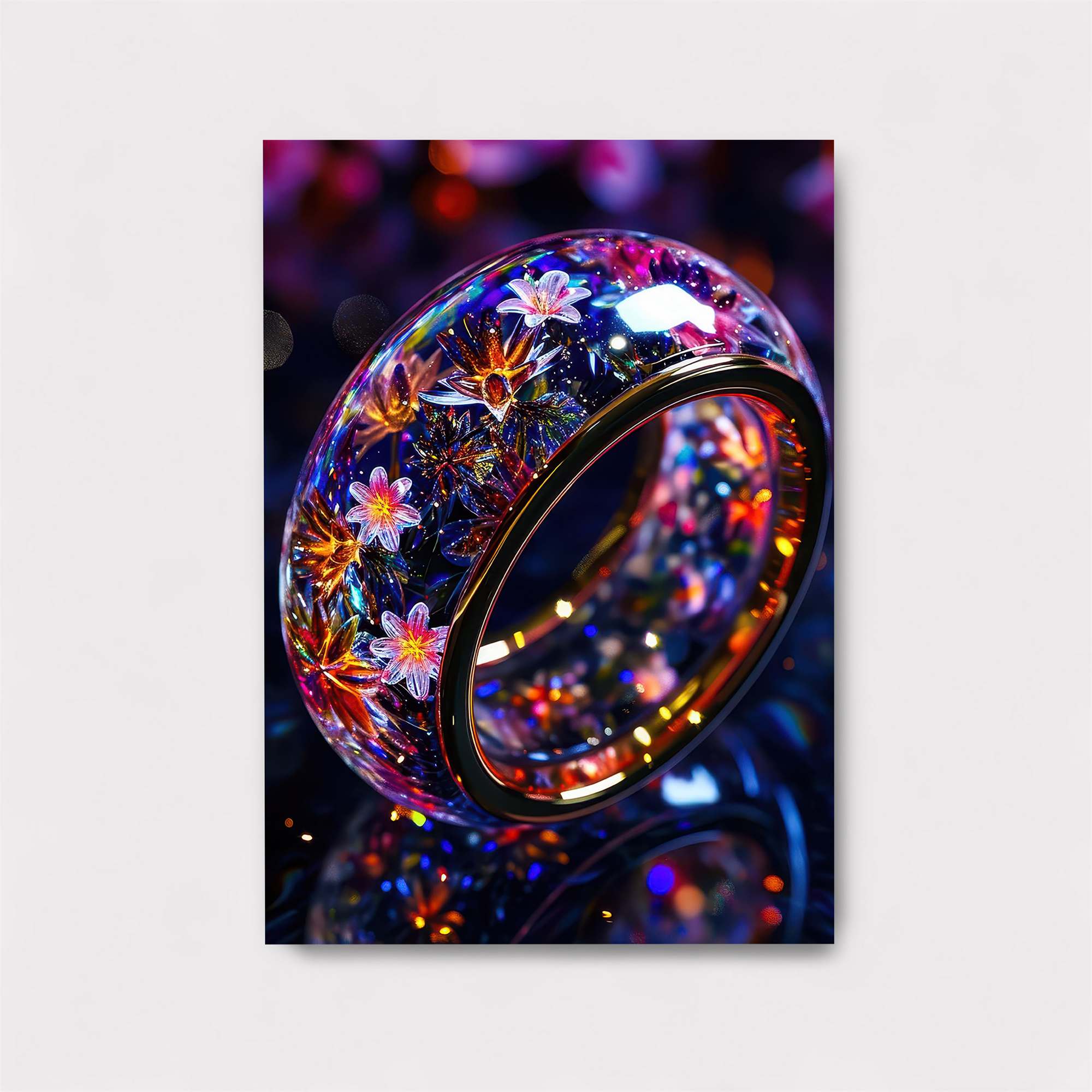 Floral Radiance Safe Wall Magnetic / M