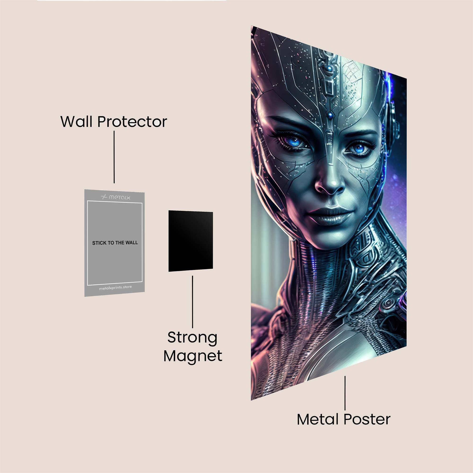 Android Enigma Safe Wall Magnetic / M