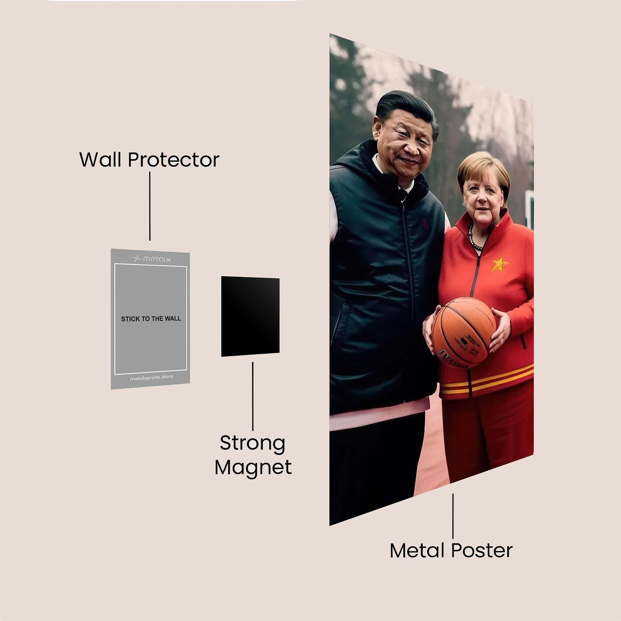 XiPlayful, MerkelJoyful Safe Wall Magnetic / M