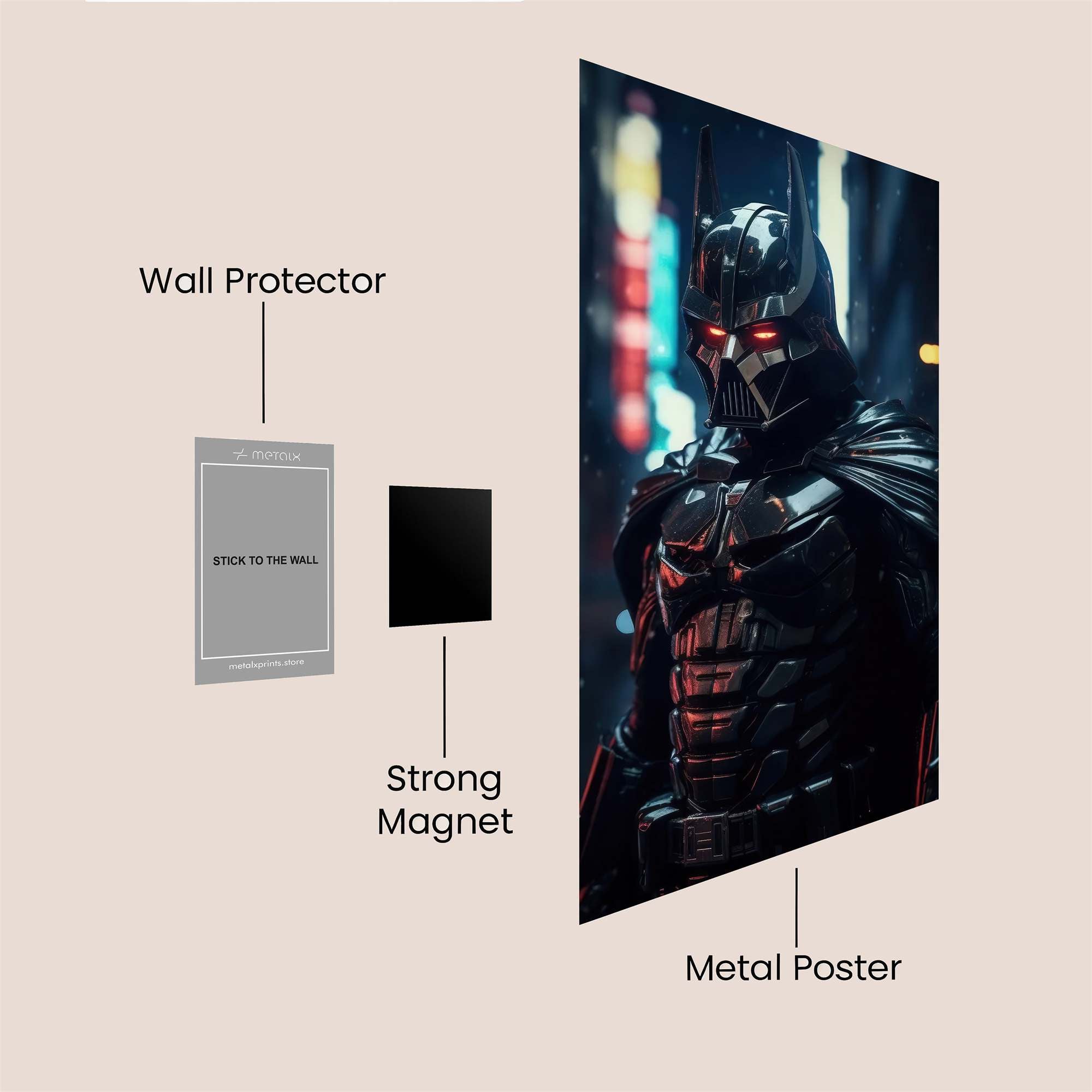 Darth Gloom Safe Wall Magnetic / M