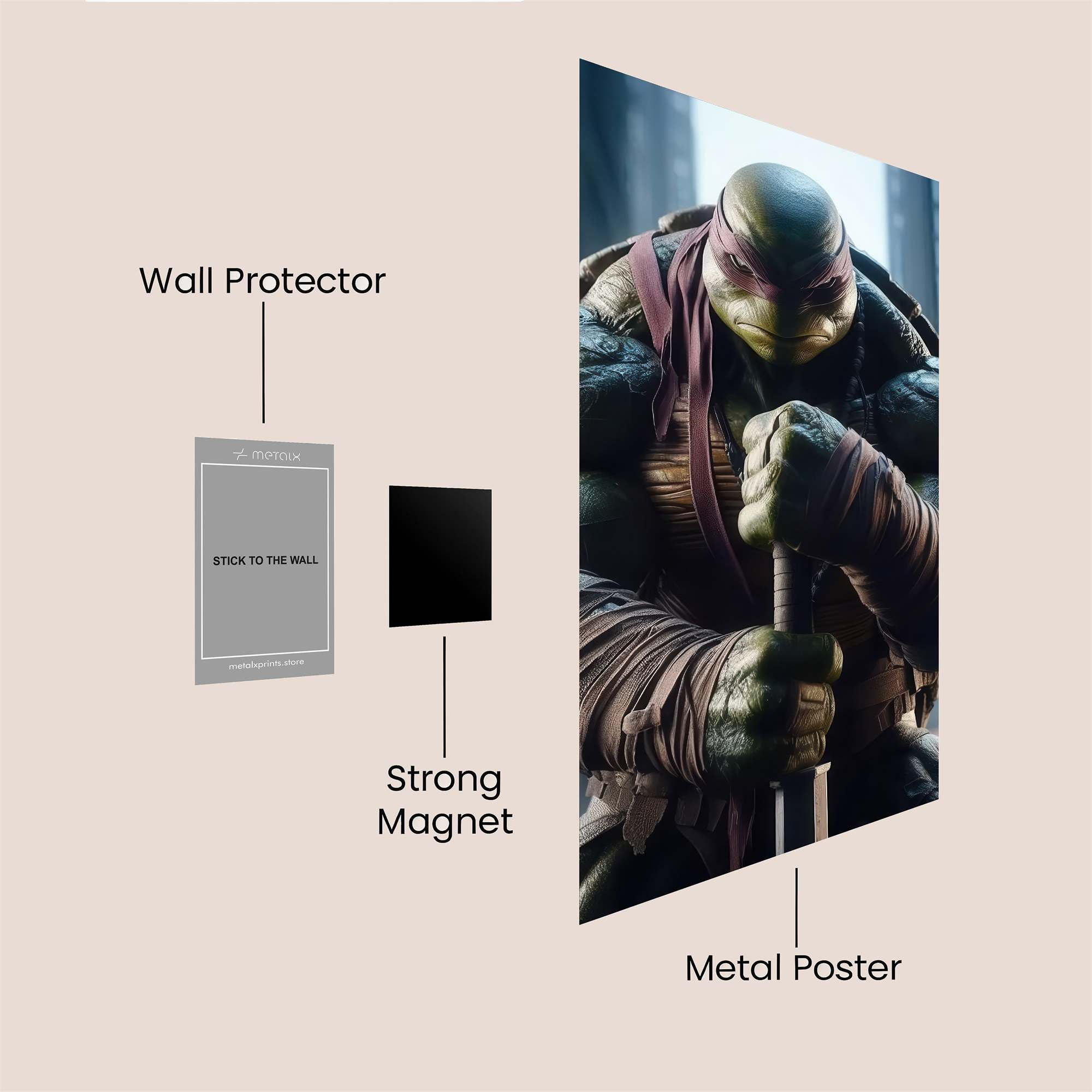 Raphael Brooding Safe Wall Magnetic / M