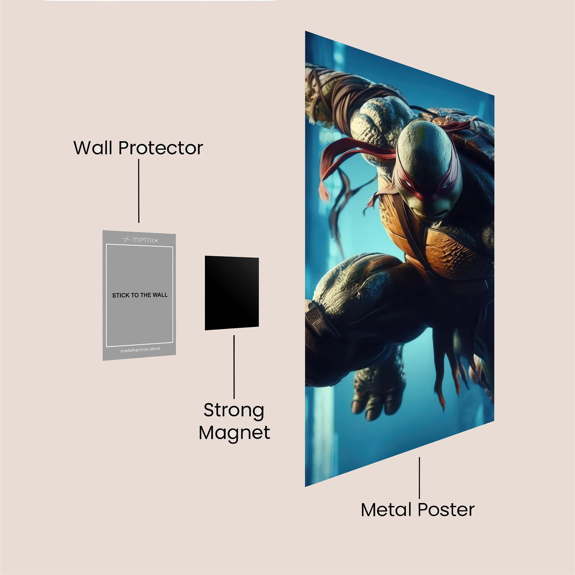 Raphael Ferocious Safe Wall Magnetic / M