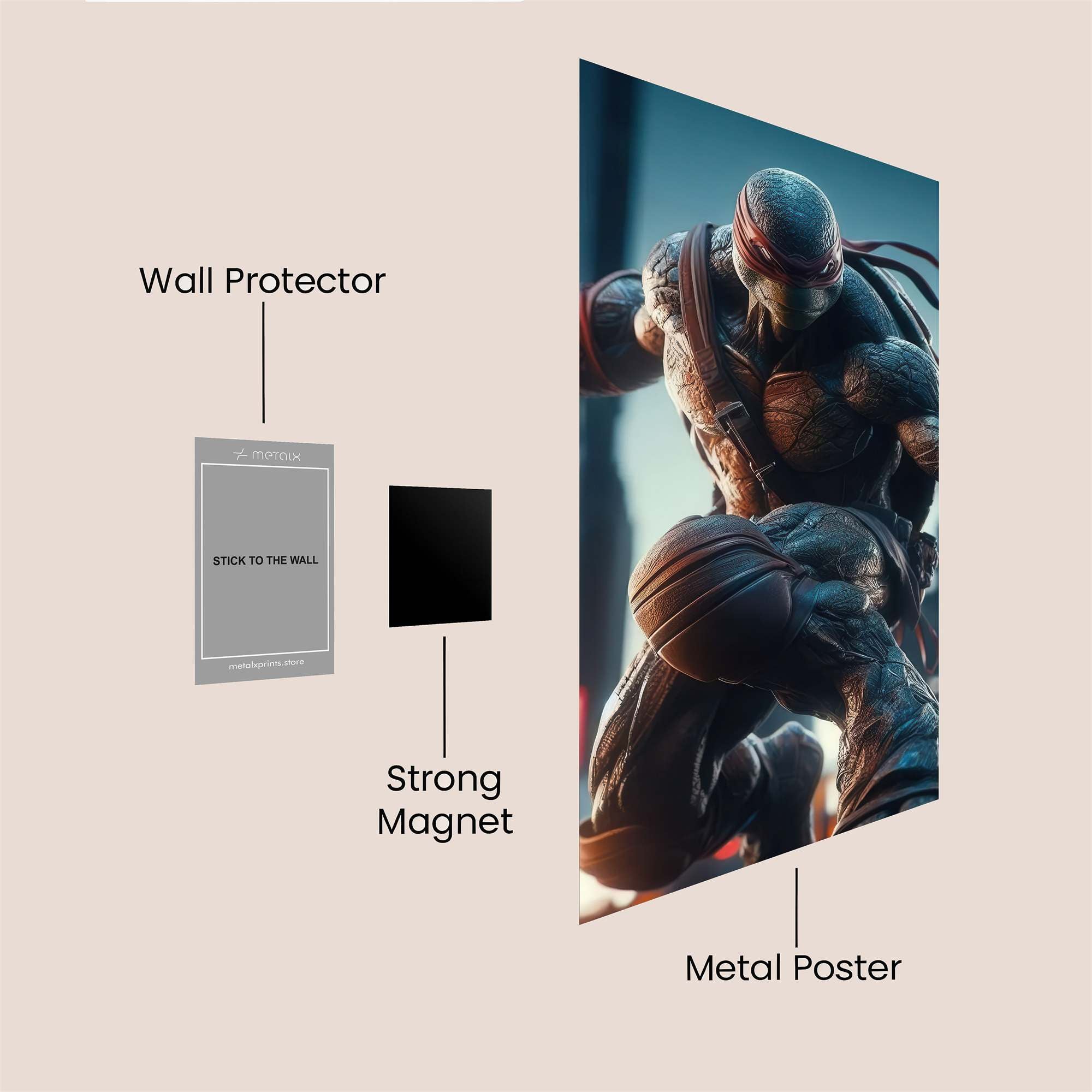 Raphael Rampage Safe Wall Magnetic / M