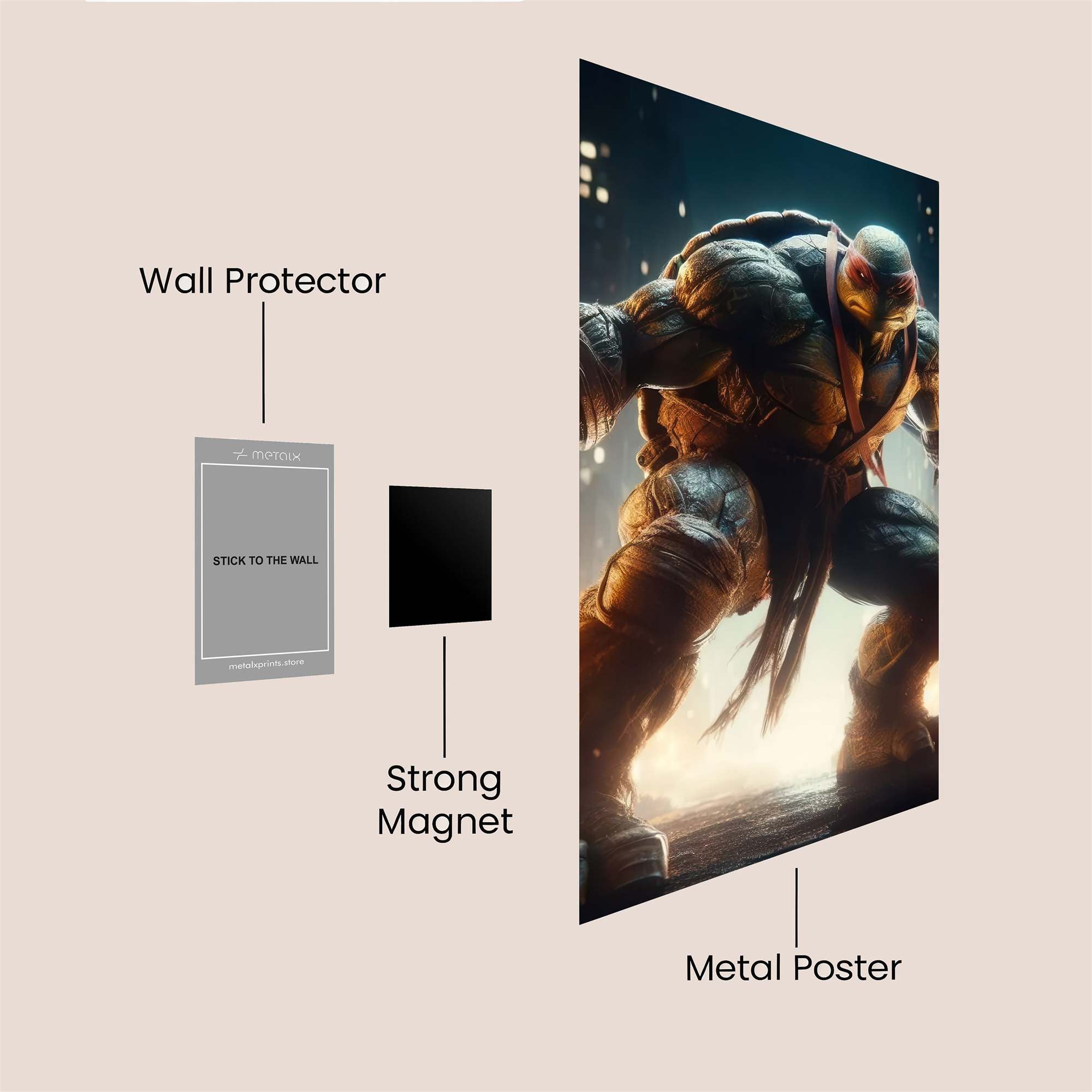 Raphael Rampage Safe Wall Magnetic / M