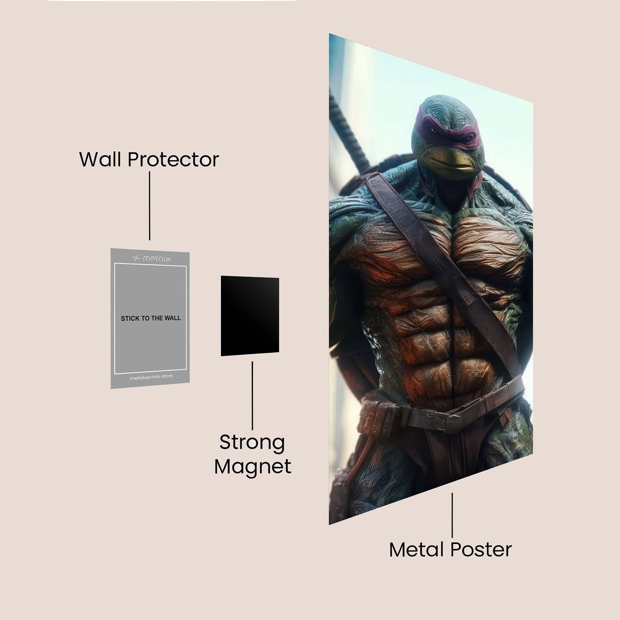 Raphael Resolute Safe Wall Magnetic / M