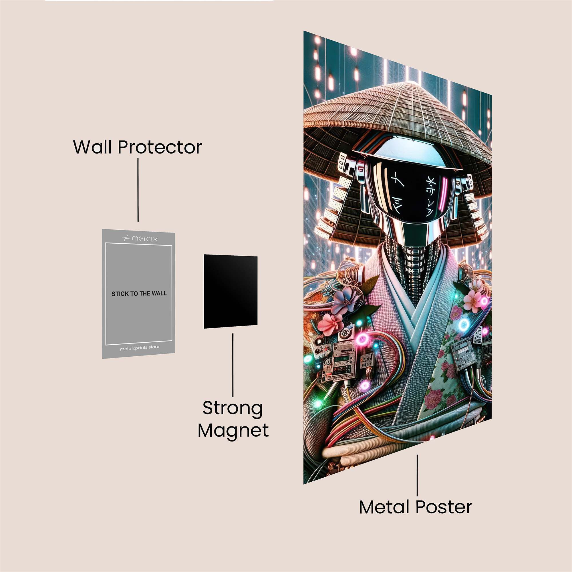 Samurai Serenity Safe Wall Magnetic / M