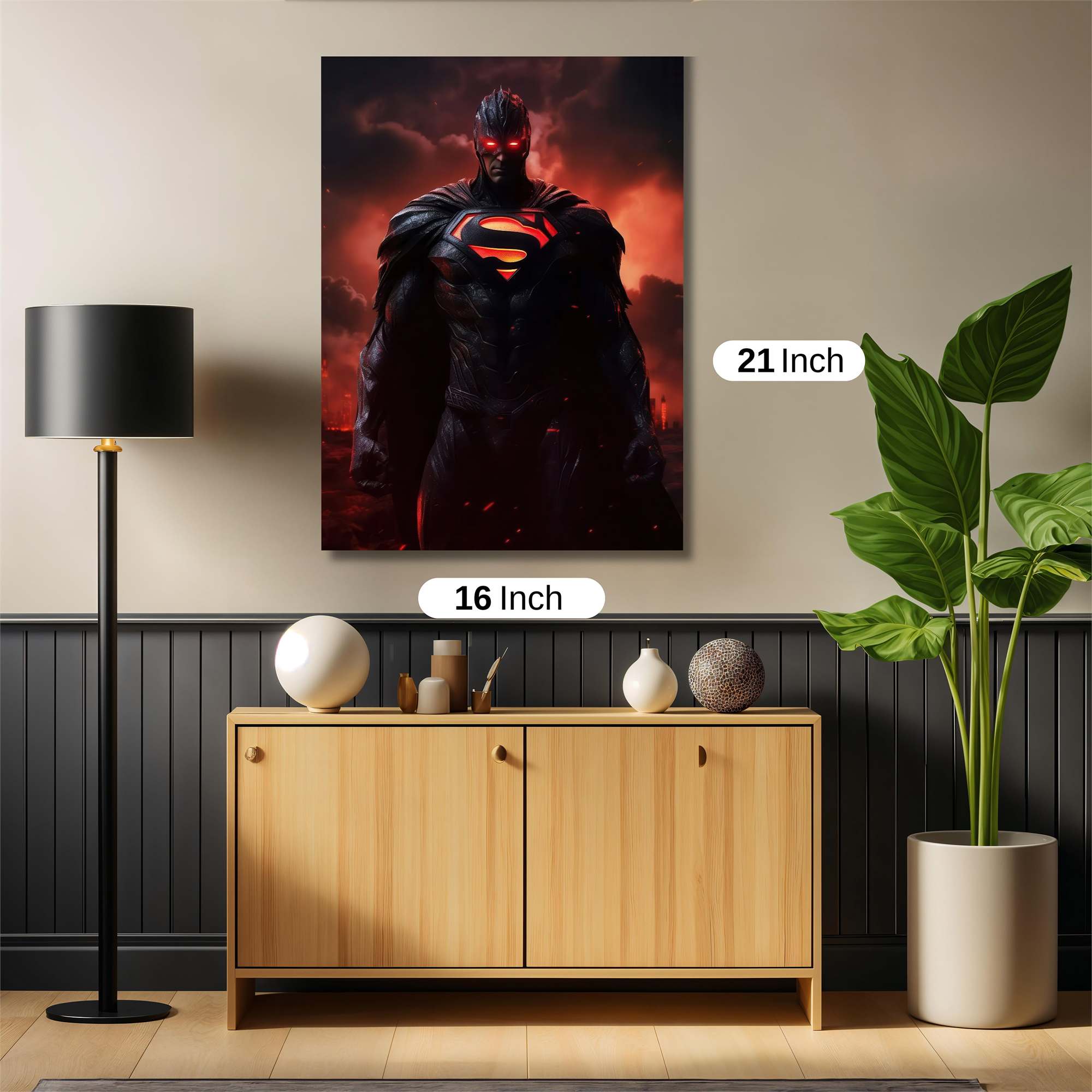 Superman Sinister Safe Wall Magnetic / M