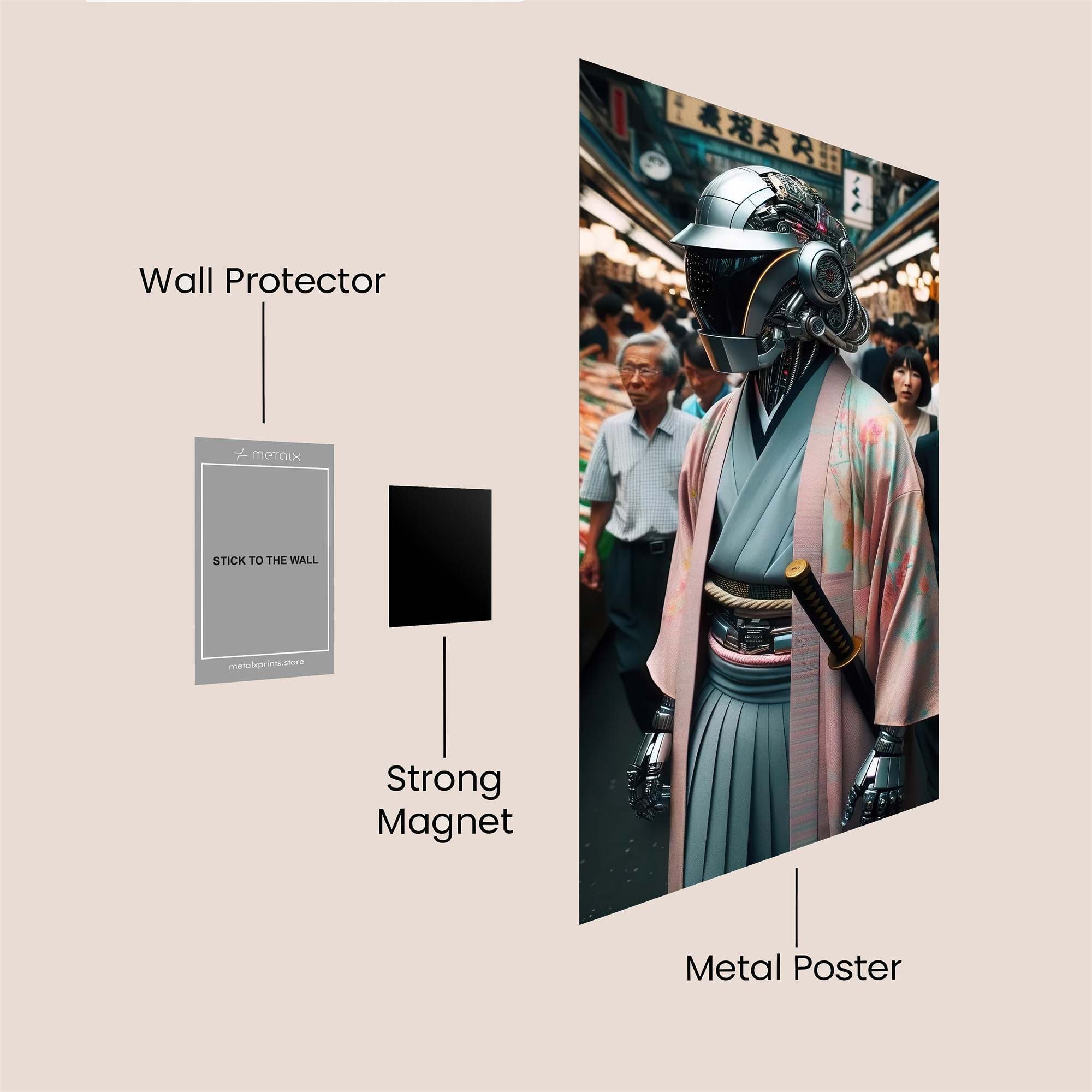 Samurai Serenity Safe Wall Magnetic / M