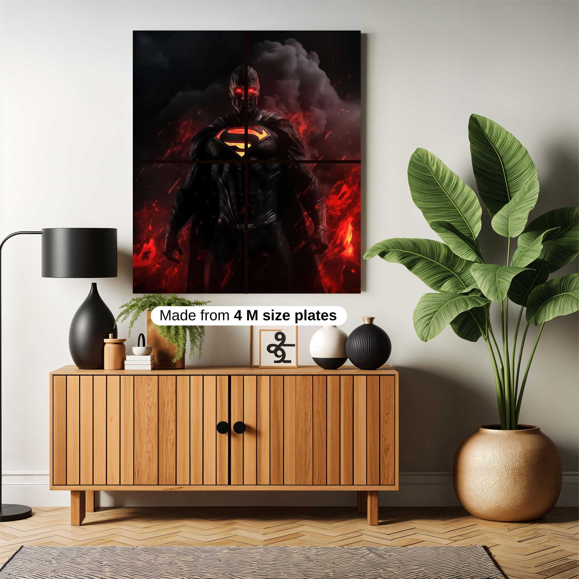 Superman Inferno Safe Wall Magnetic / M