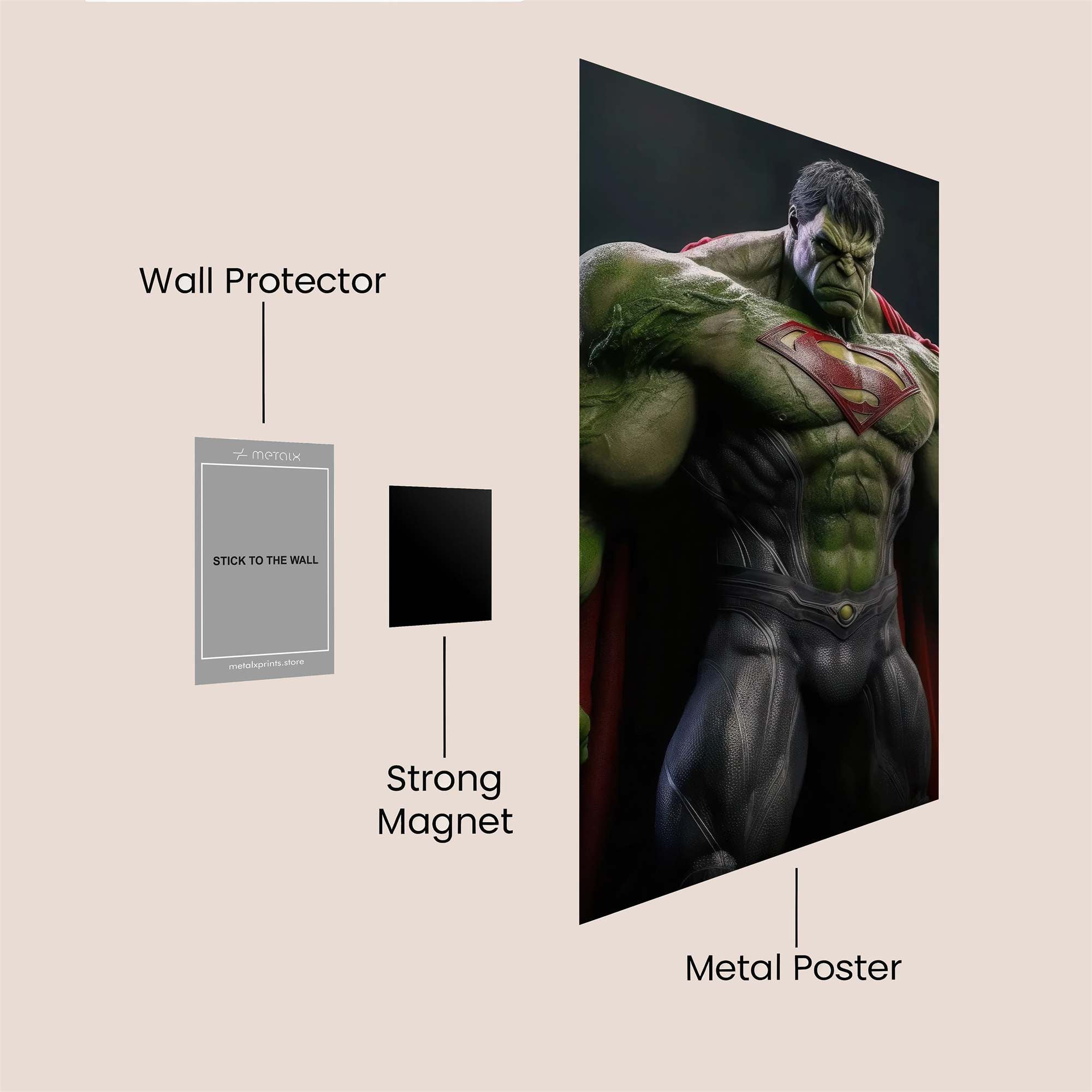 Hulk-Supreme Safe Wall Magnetic / M