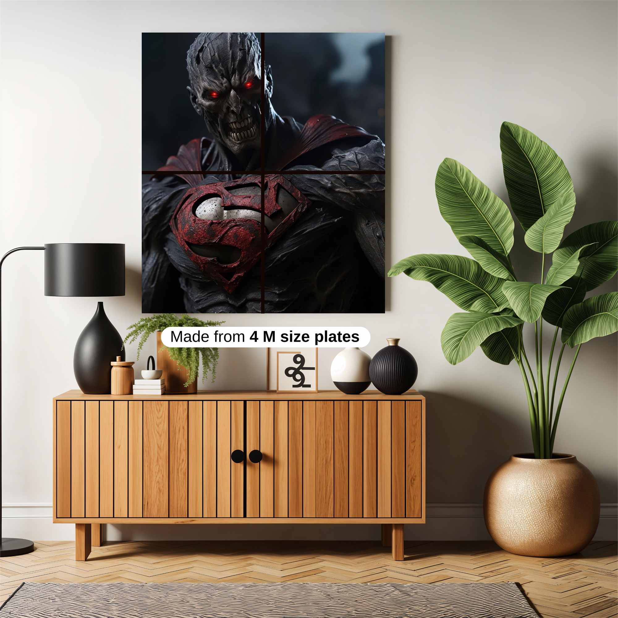 Zombie Superman Safe Wall Magnetic / M