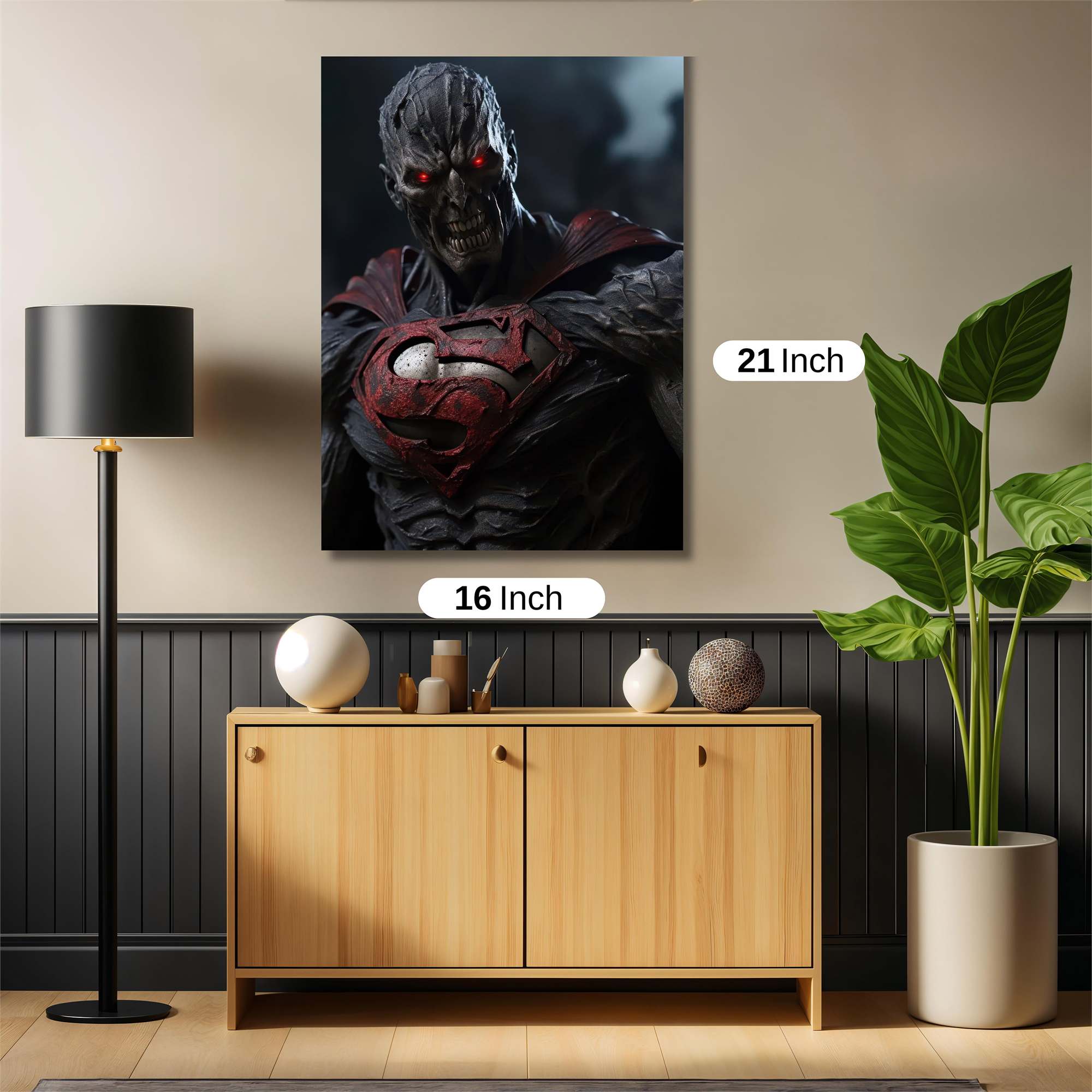 Zombie Superman Safe Wall Magnetic / M