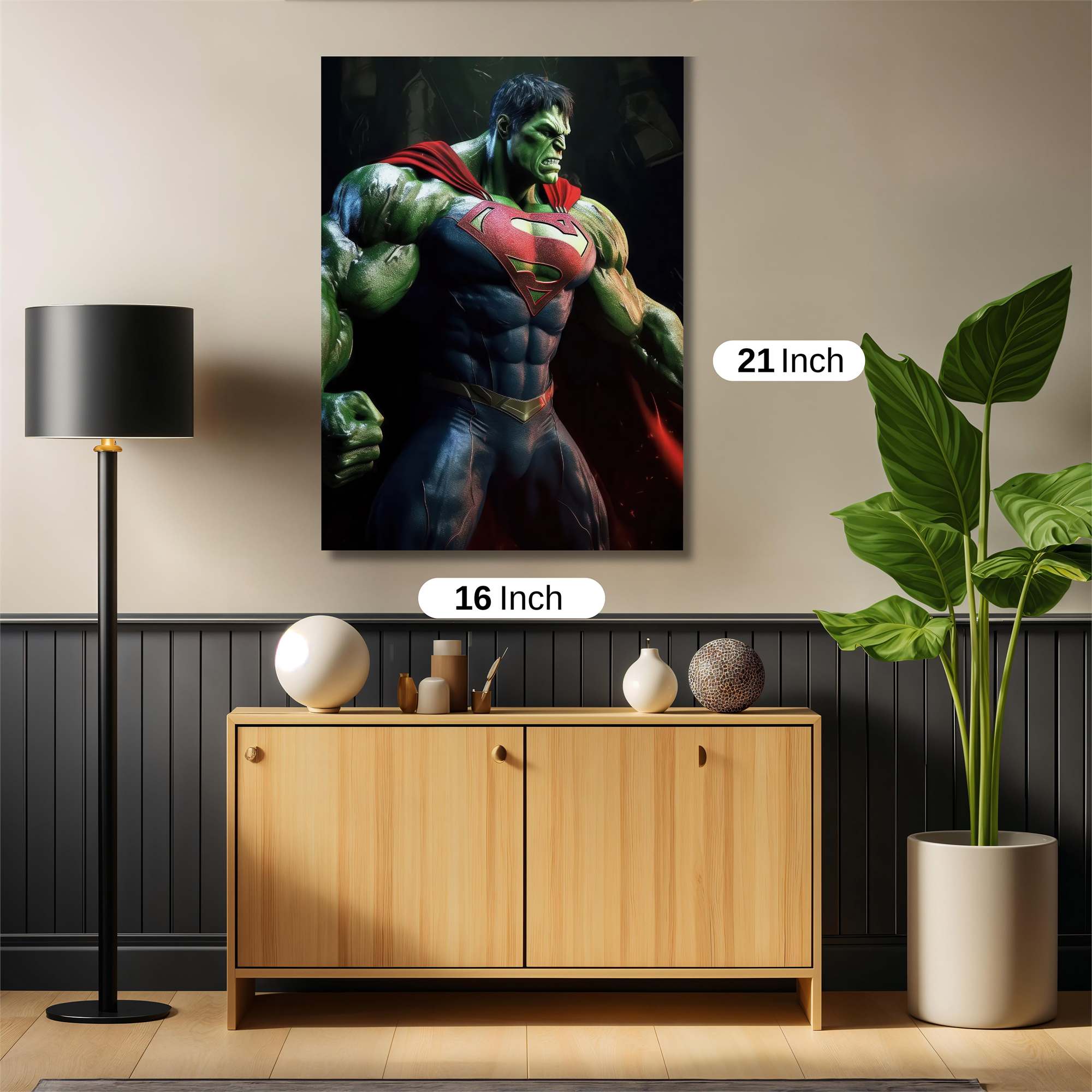 Hulk Heroic Safe Wall Magnetic / M