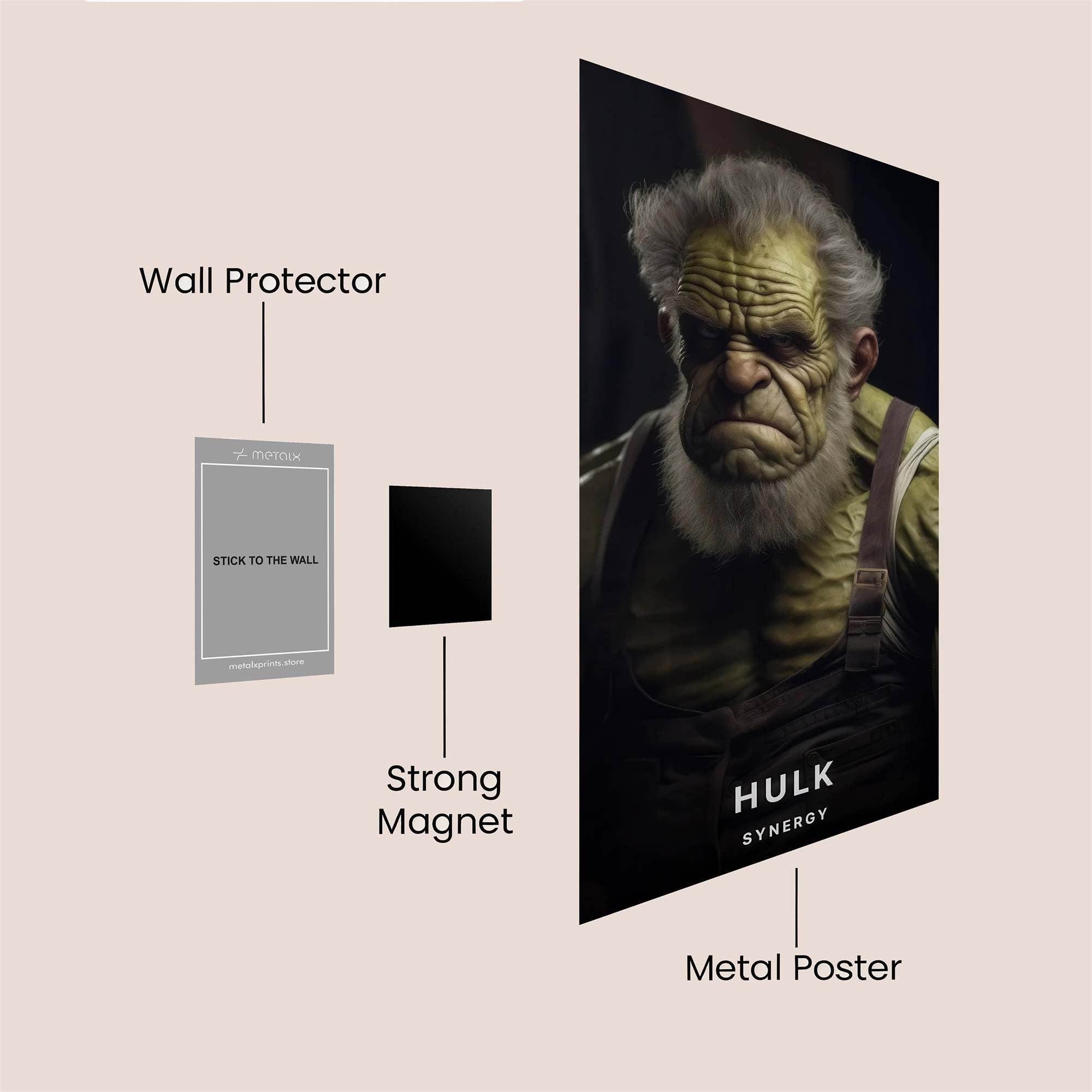 Batman Intense Safe Wall Magnetic / M