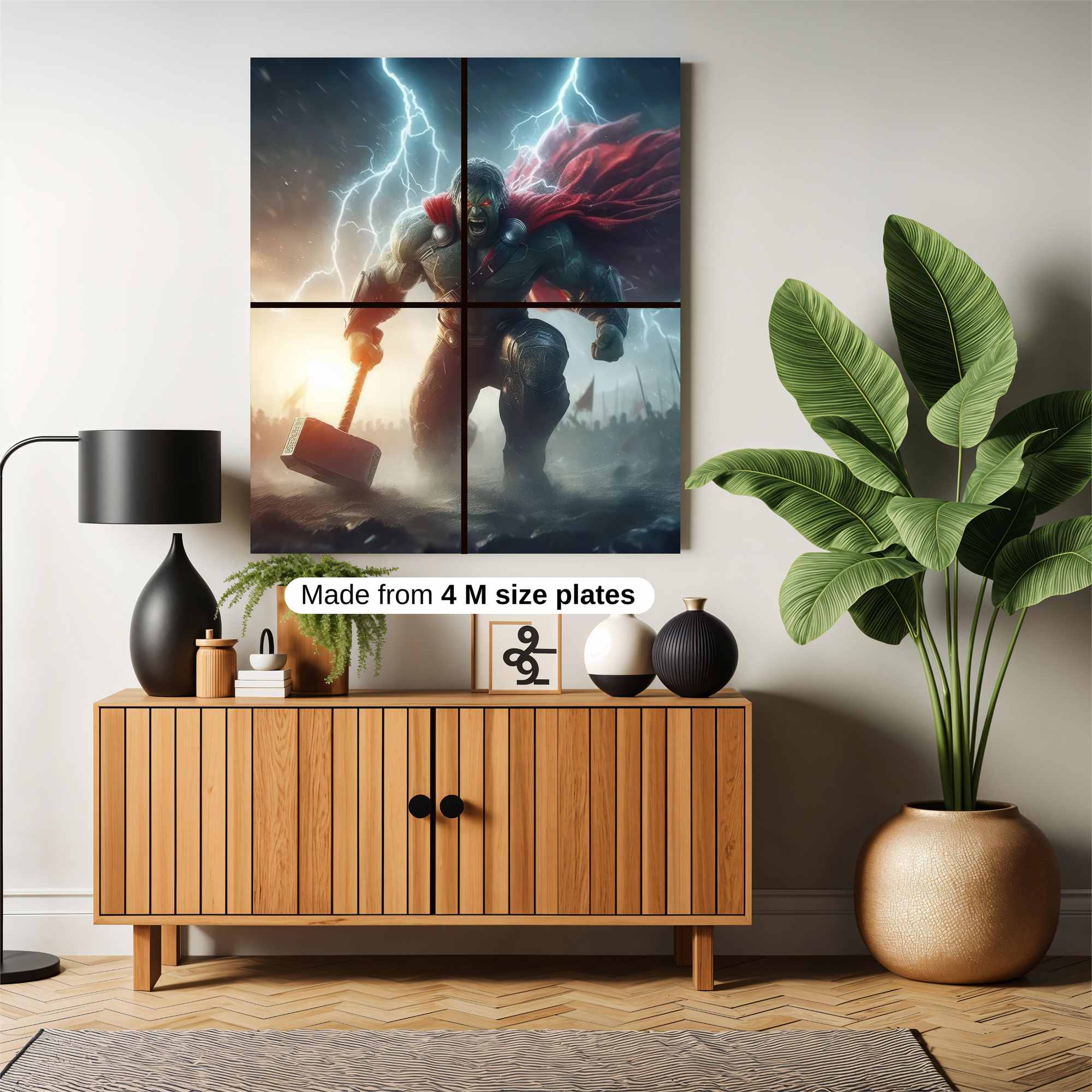 Hulk Thunderous Safe Wall Magnetic / M