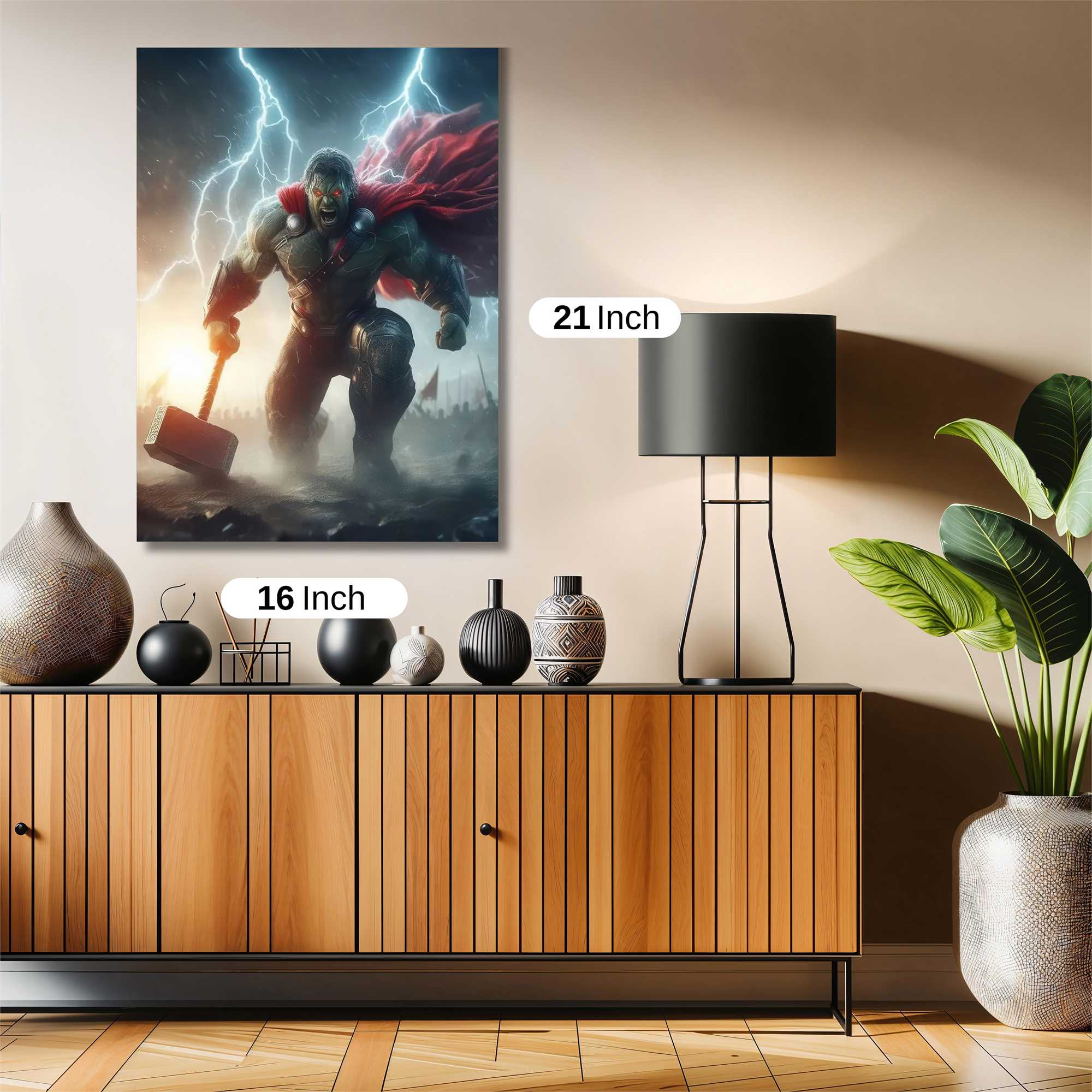Hulk Thunderous Safe Wall Magnetic / M