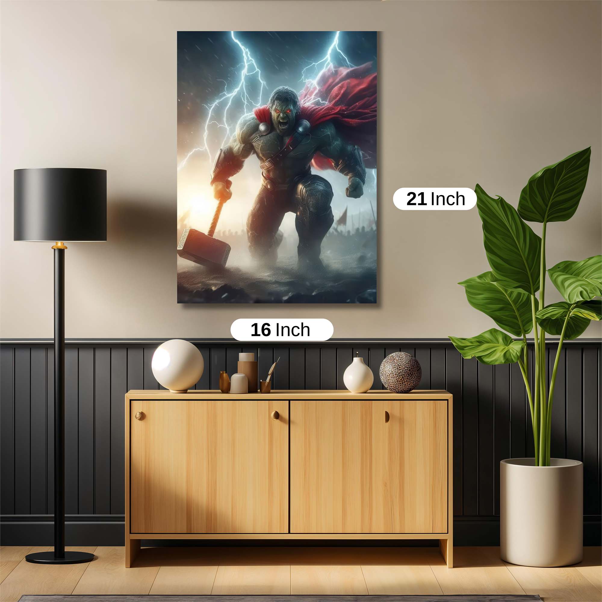 Hulk Thunderous Safe Wall Magnetic / M