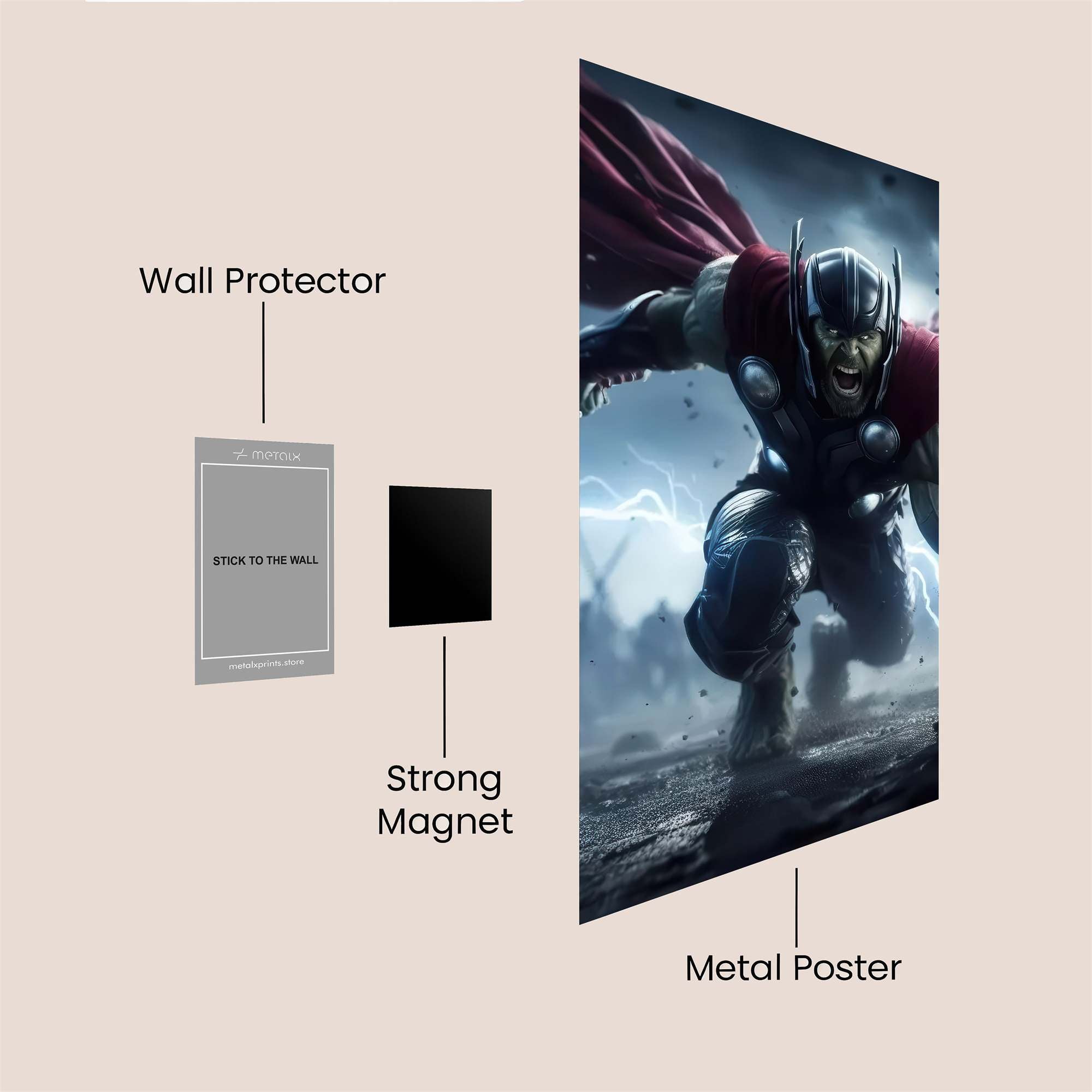 Thor Rampage Safe Wall Magnetic / M